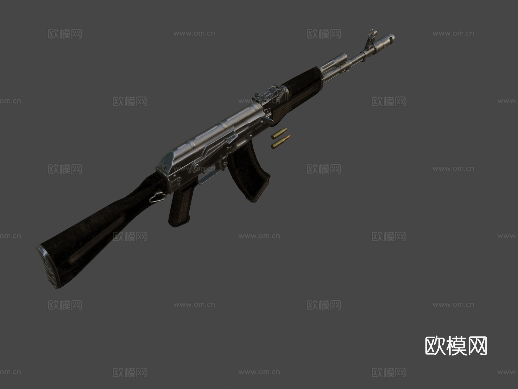 AK74m3d模型