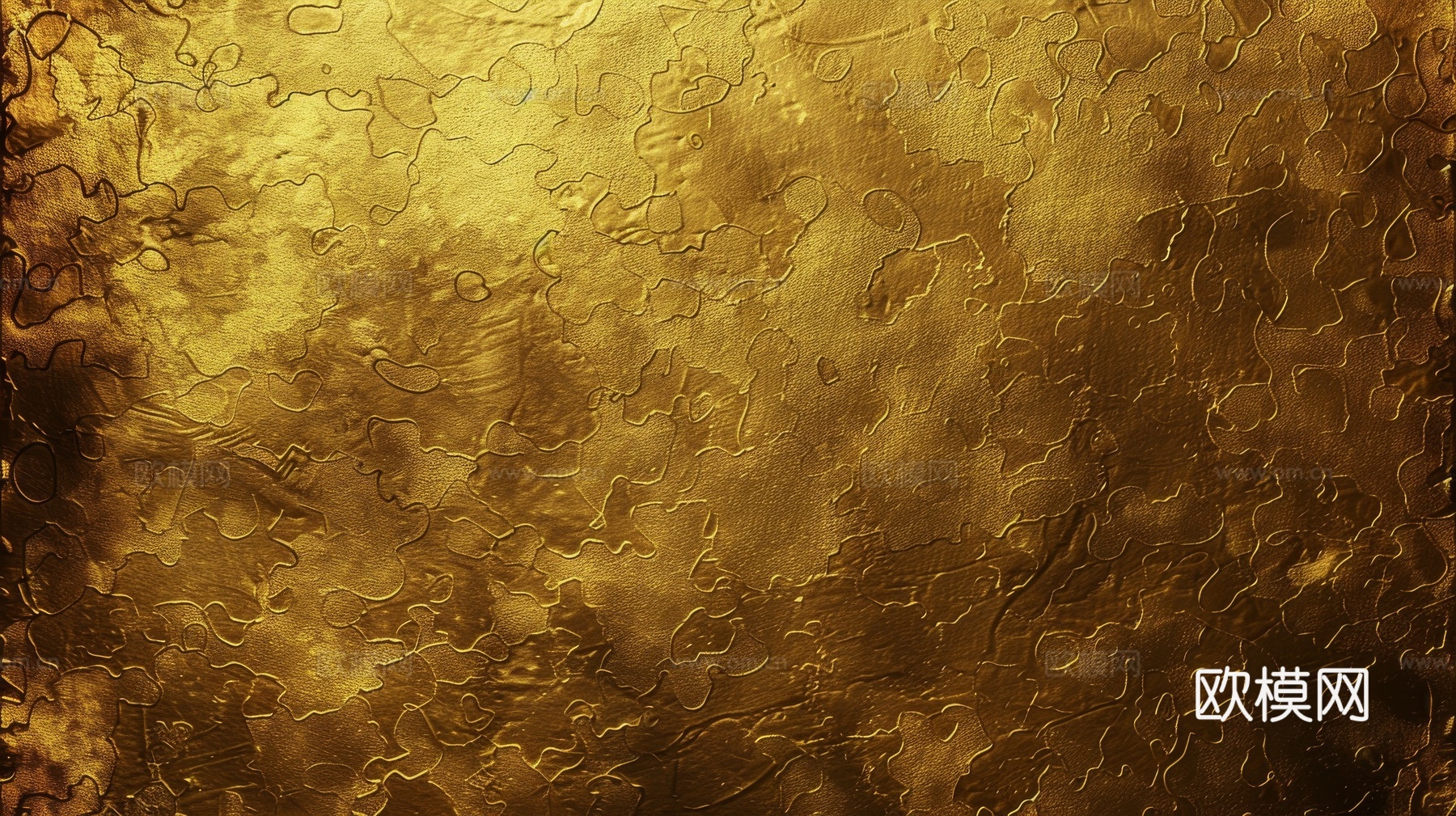 金属金箔黄金涂抹下载（渲染图1）