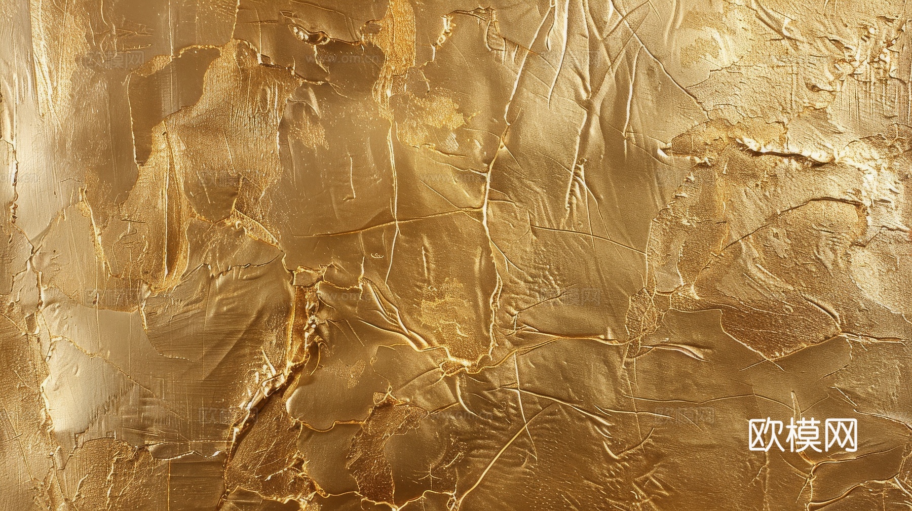 金属金箔黄金涂抹下载（渲染图3）