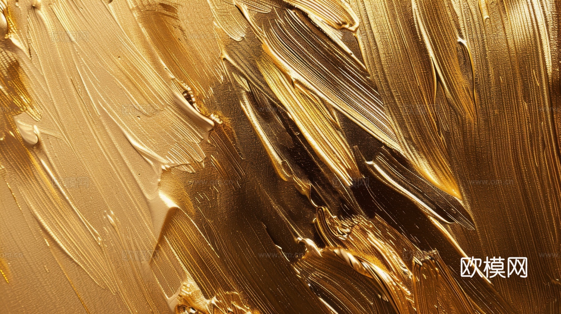 金属金箔黄金涂抹下载（渲染图4）