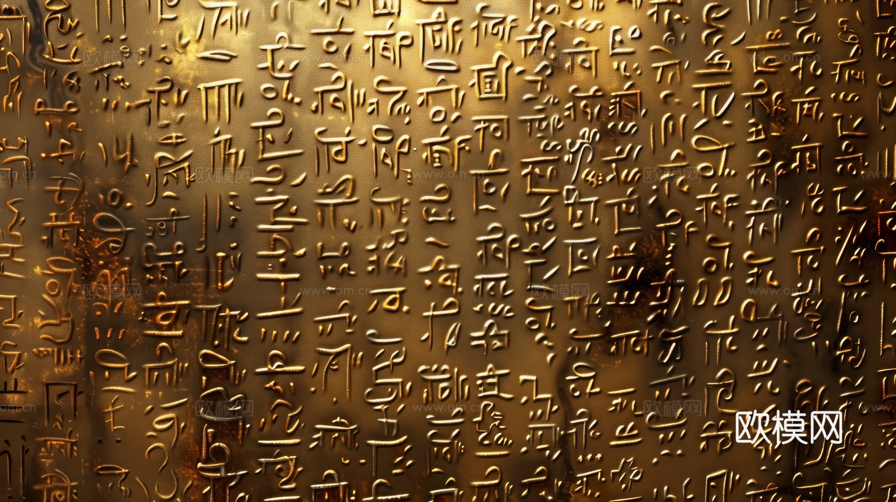 金属金箔黄金涂抹下载（渲染图4）