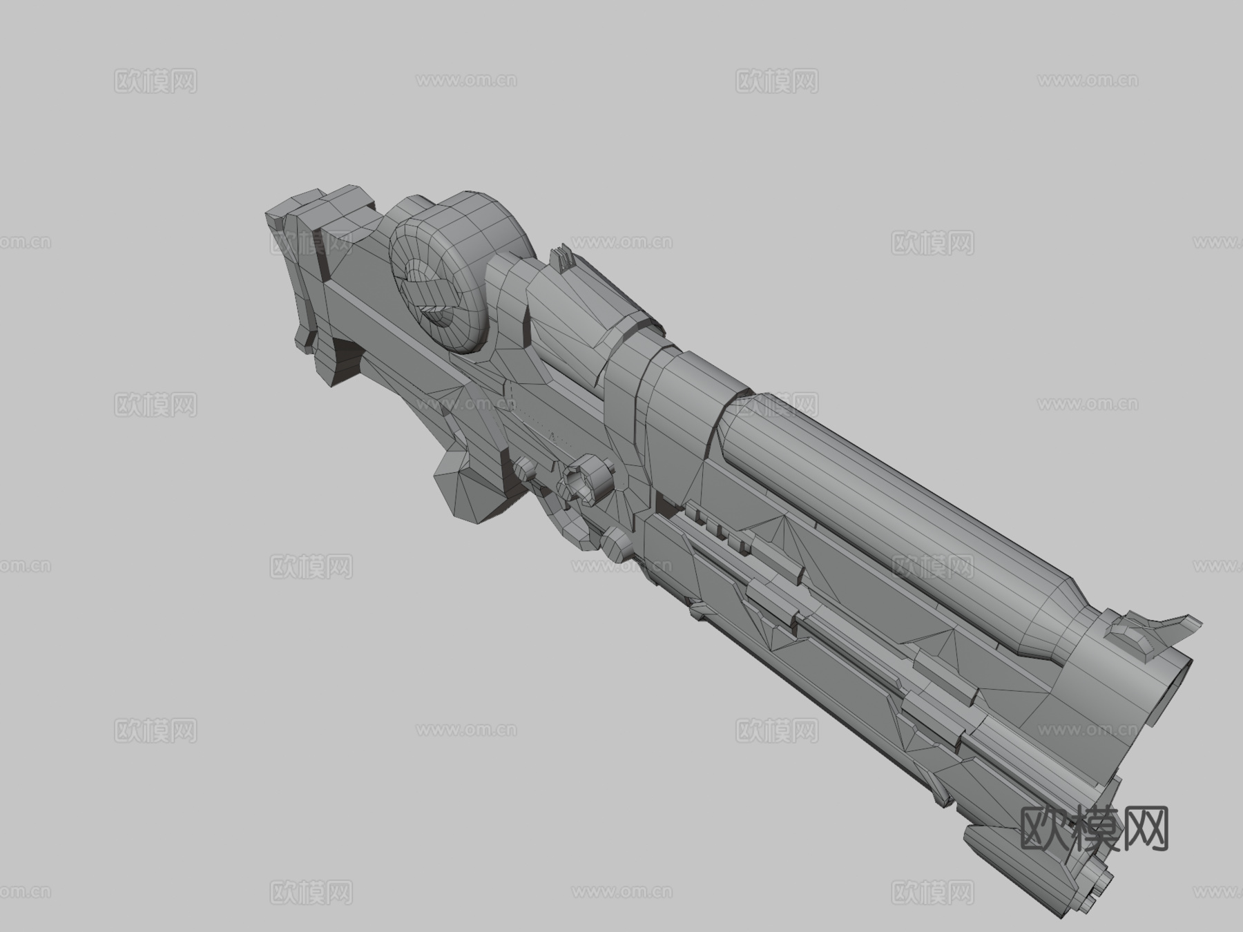 激光步枪3d模型