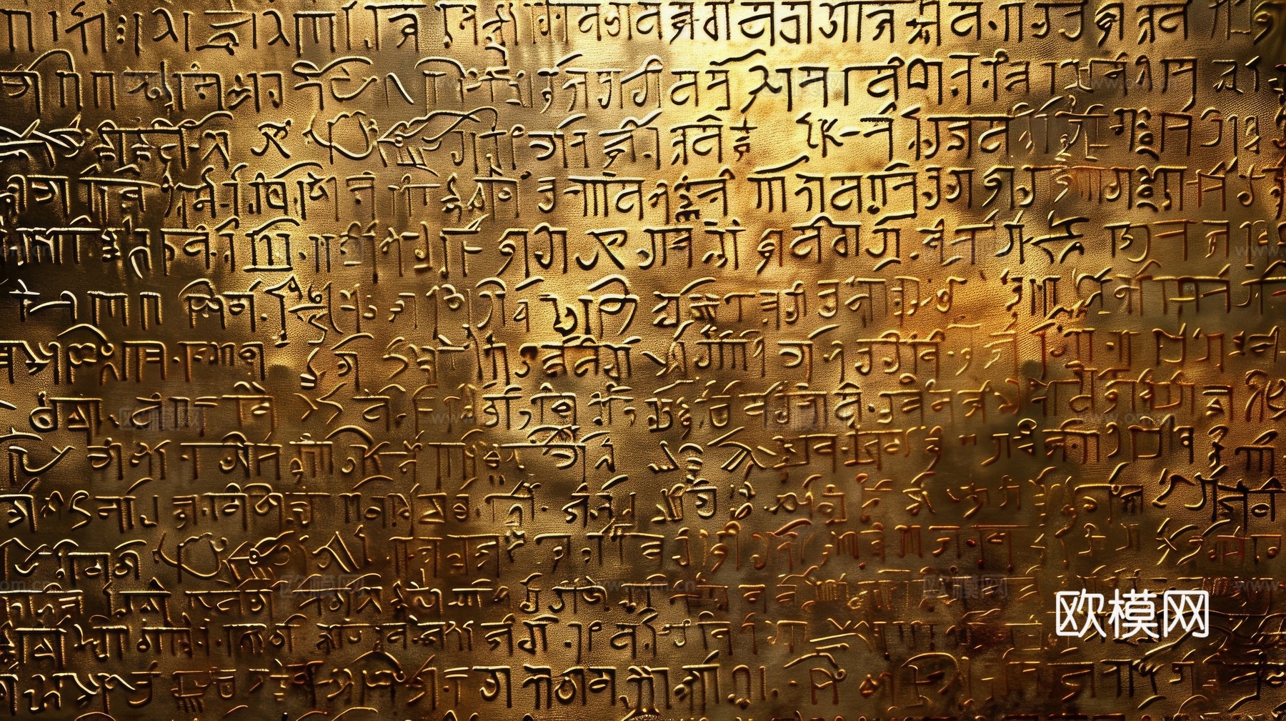 金属金箔黄金涂抹下载（渲染图5）