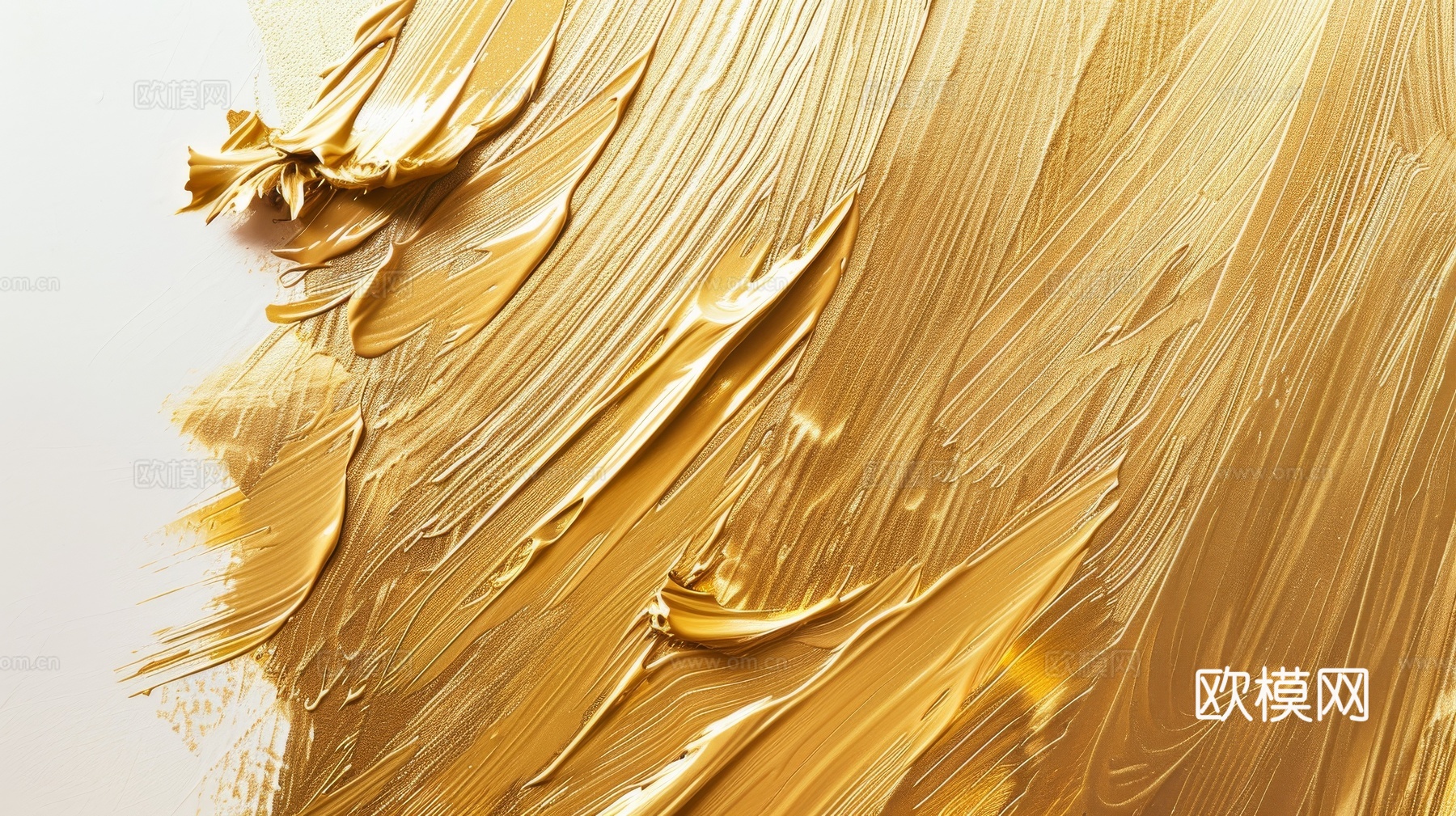 金属金箔黄金涂抹下载（渲染图2）