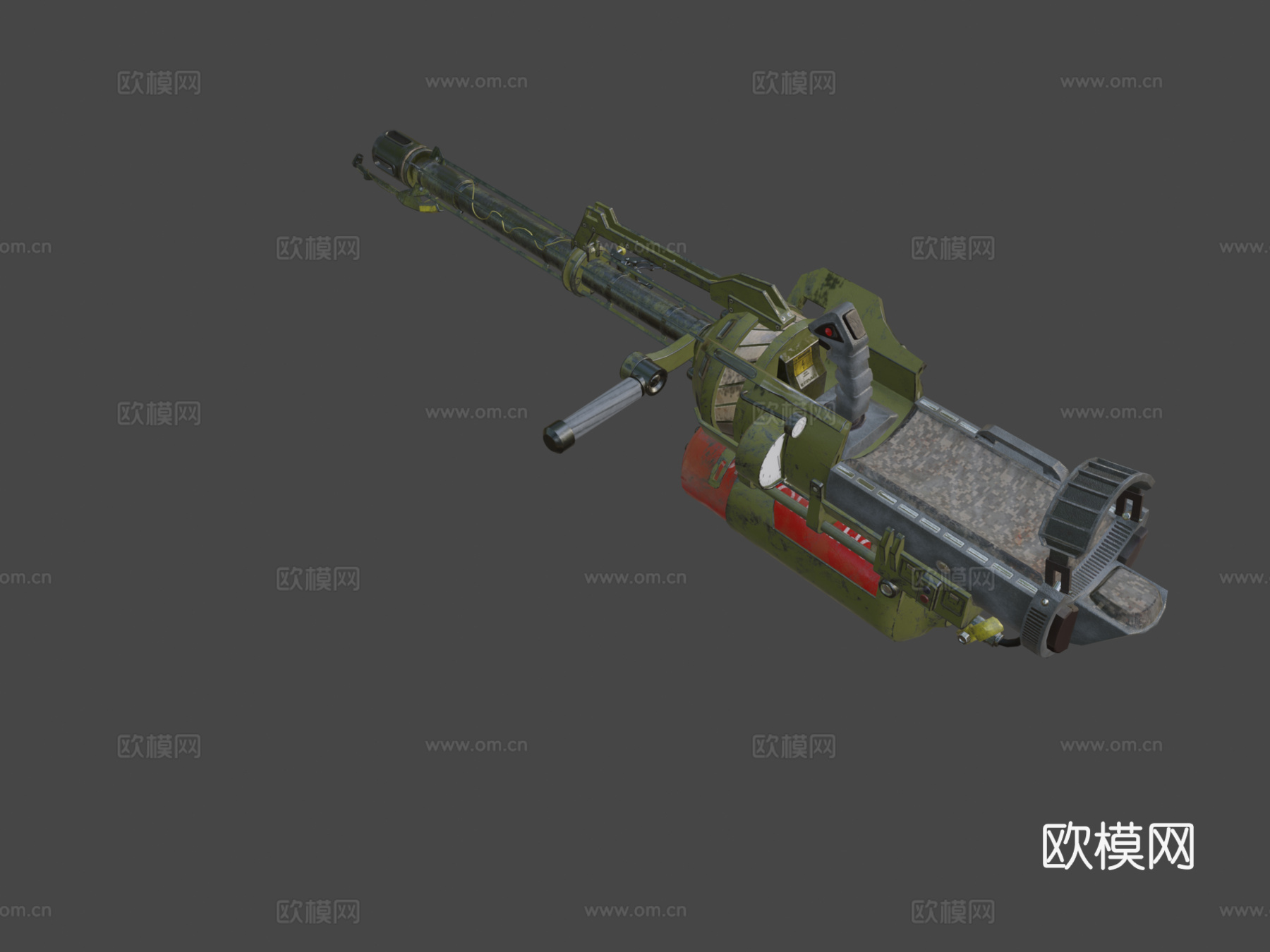 火焰喷射器3d模型