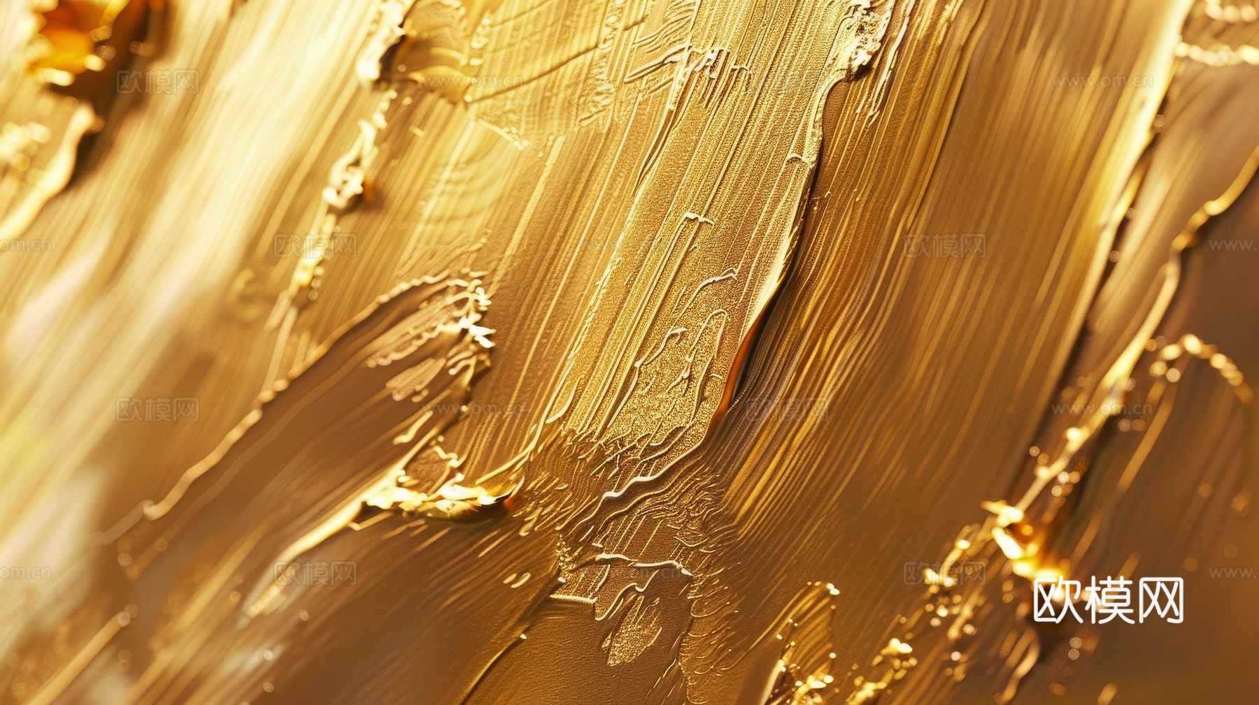 金属金箔黄金涂抹下载（渲染图1）