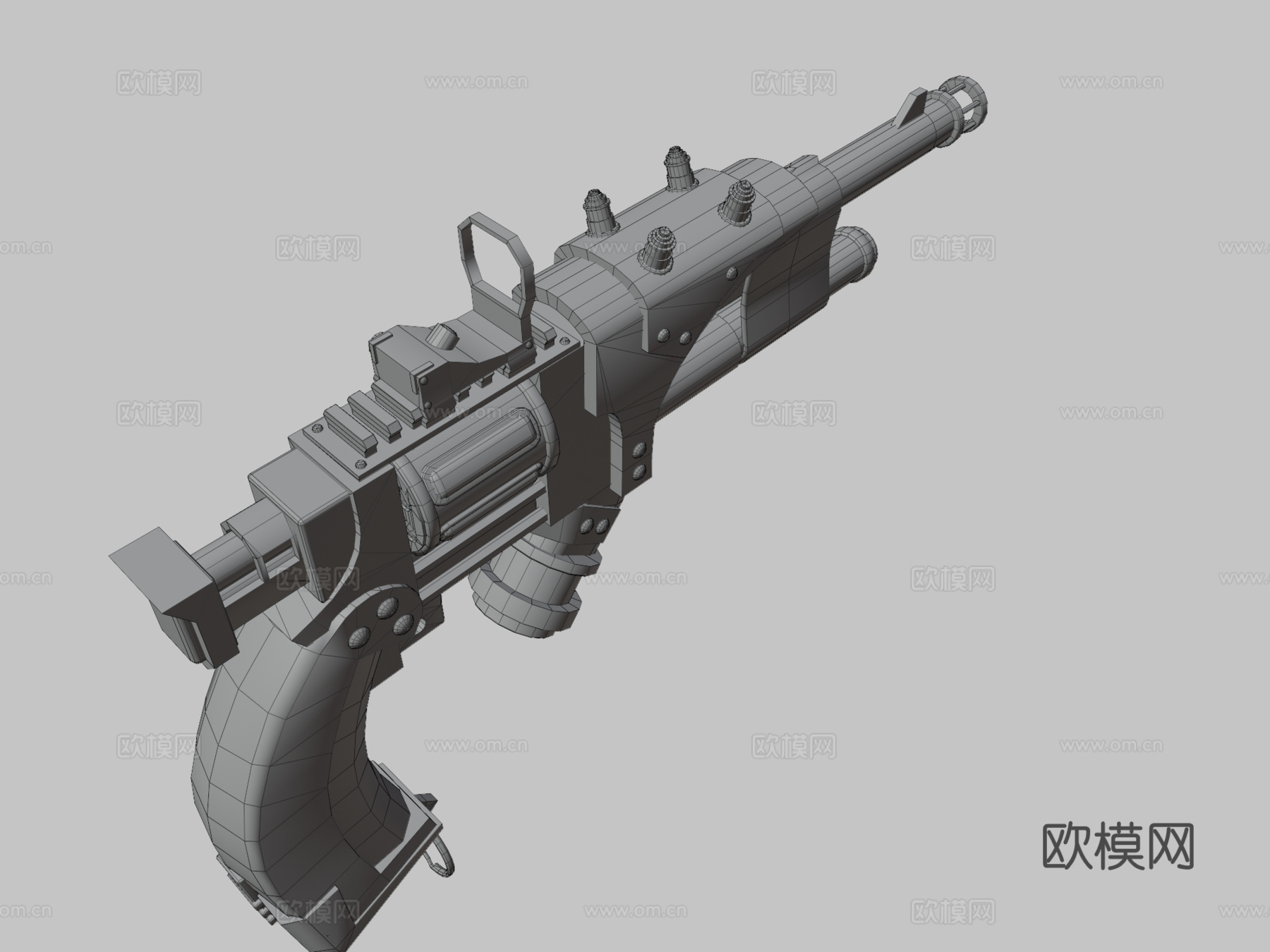 科幻手枪 - 等离子投射器Mk 023d模型