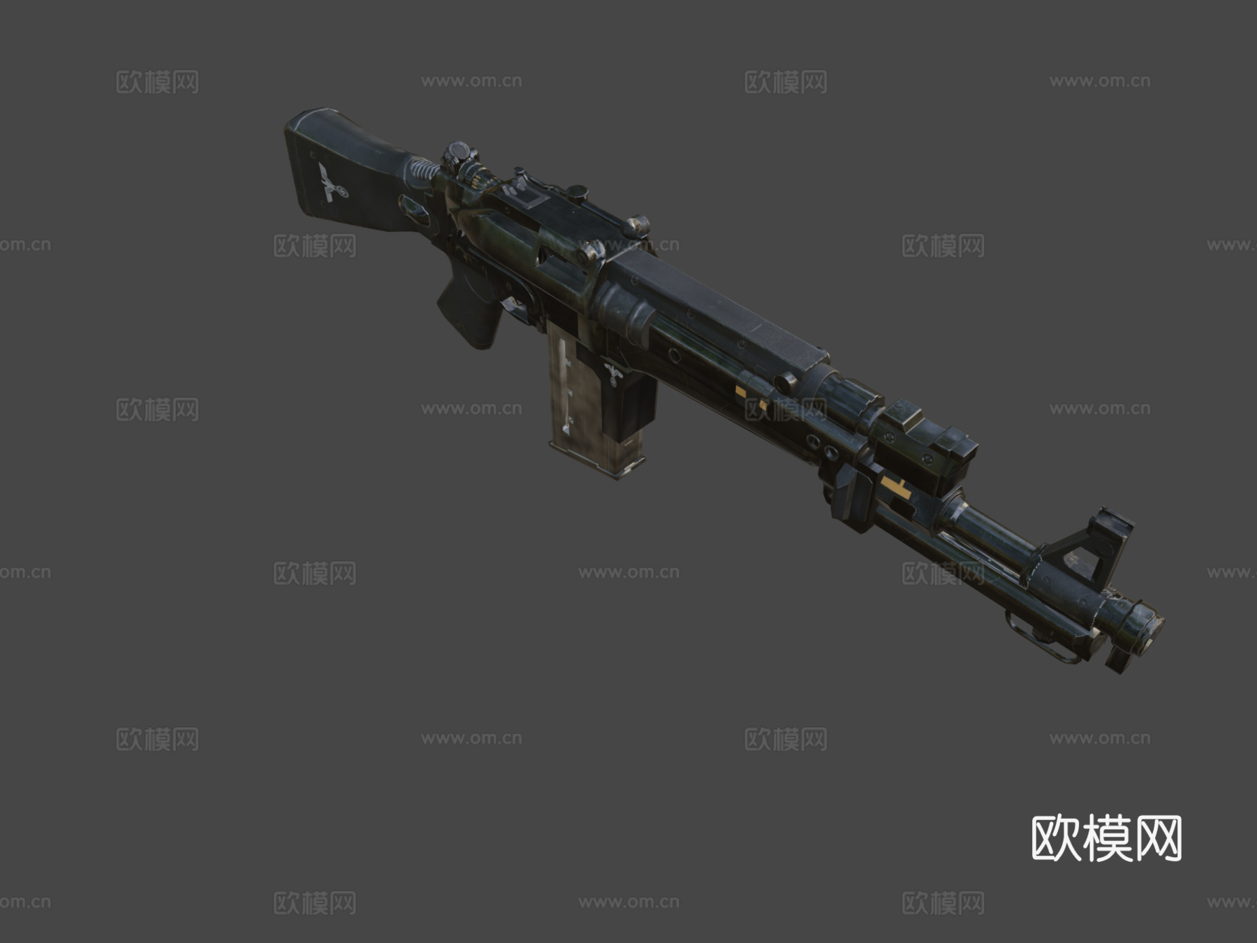 德军总部，Sturmgewehr3d模型