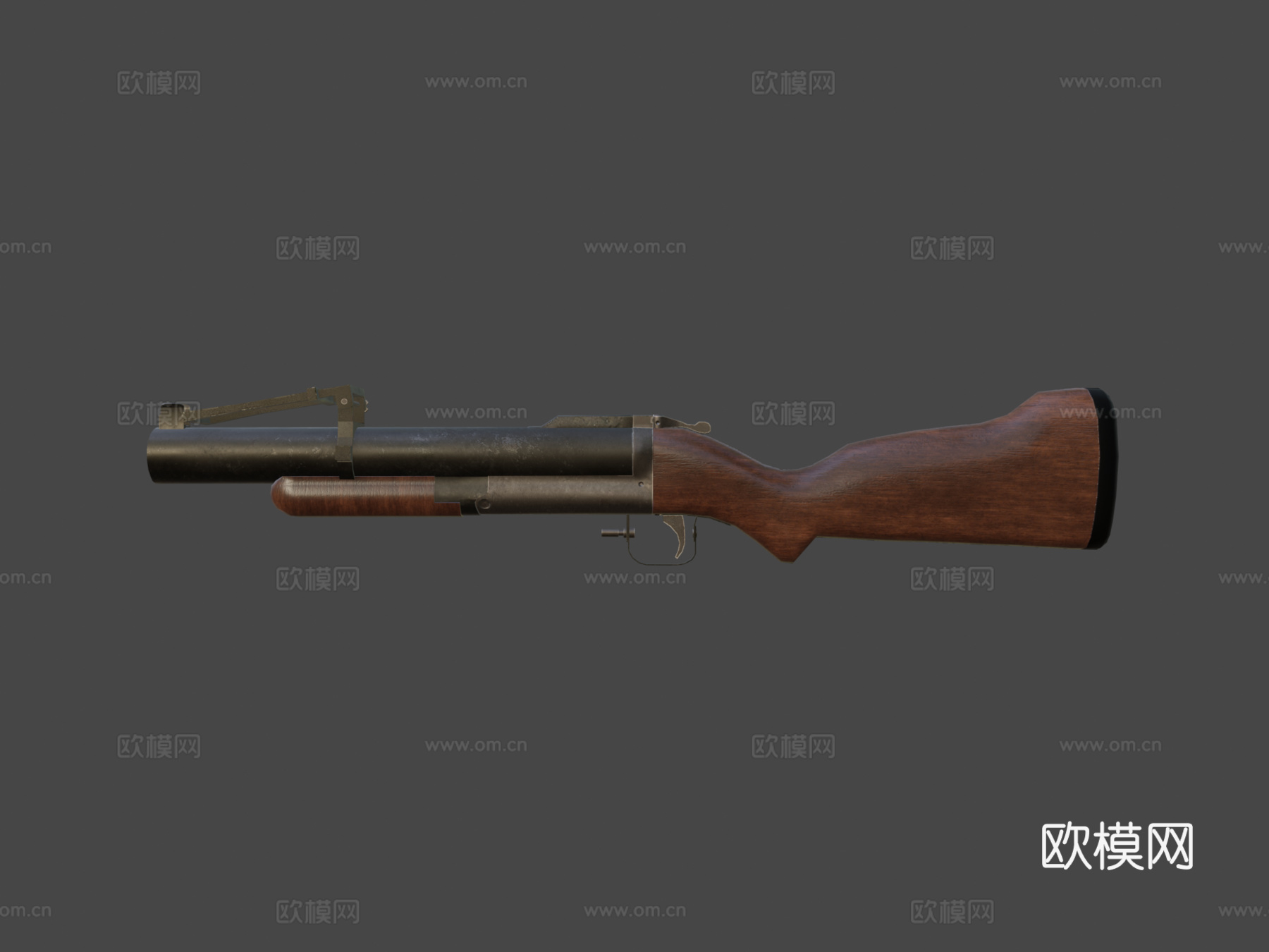 M79榴弹发射器3d模型