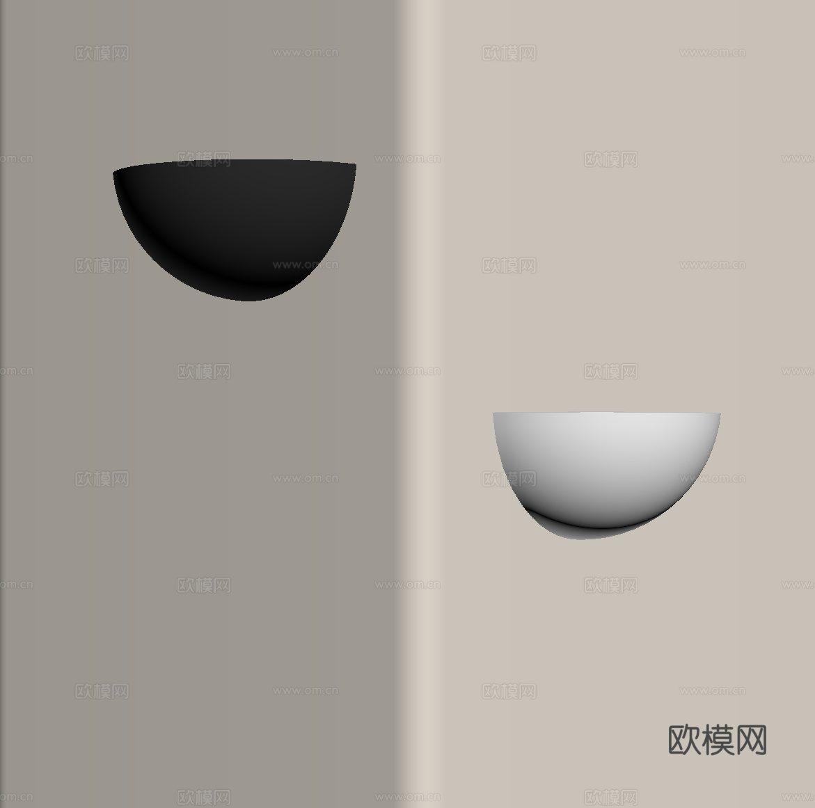 壁灯 现代简约艺术壁灯su模型