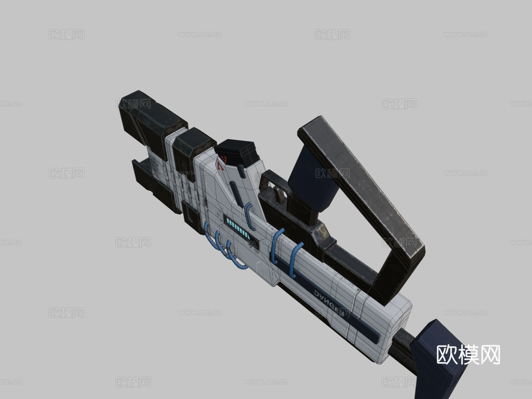 PLG-Mark V 等离子枪3d模型