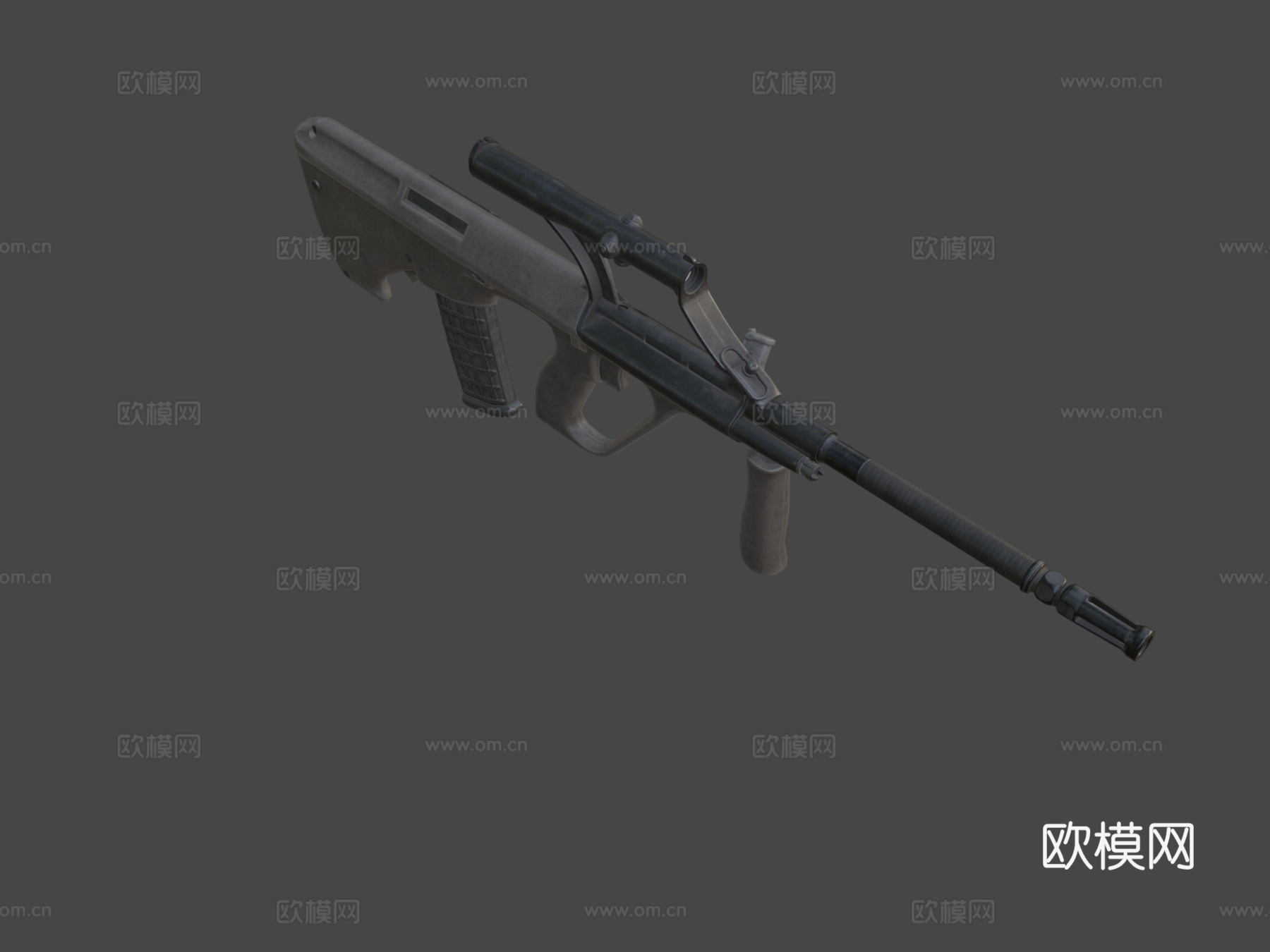 AUG A1突击步枪3d模型