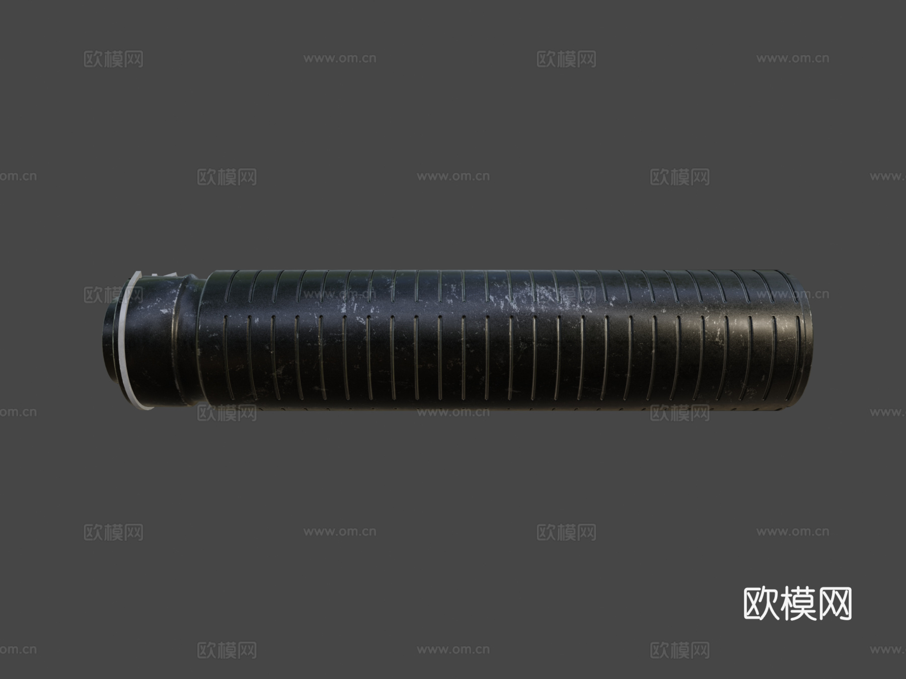 枪消音器5.56毫米3d模型