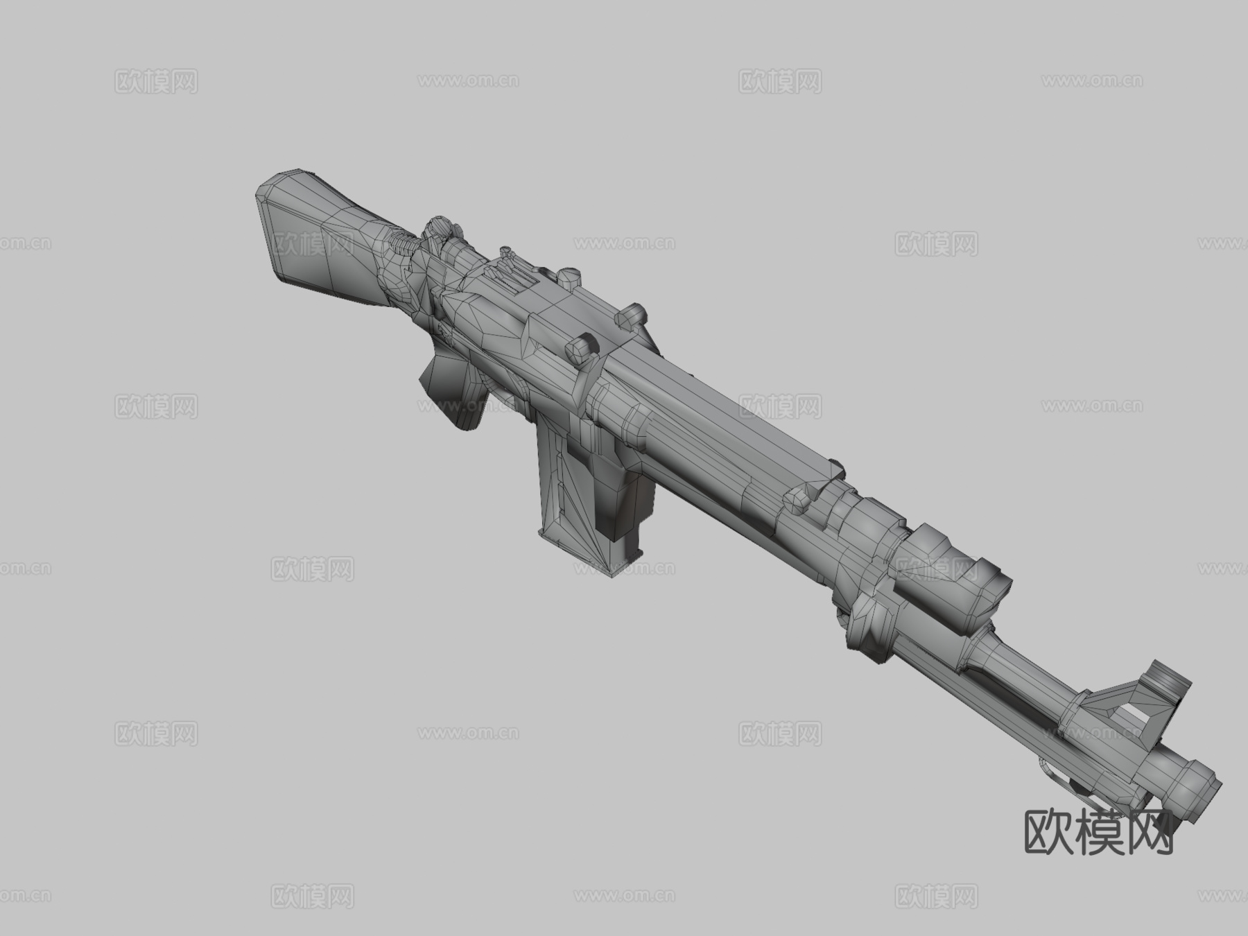 德军总部，Sturmgewehr3d模型