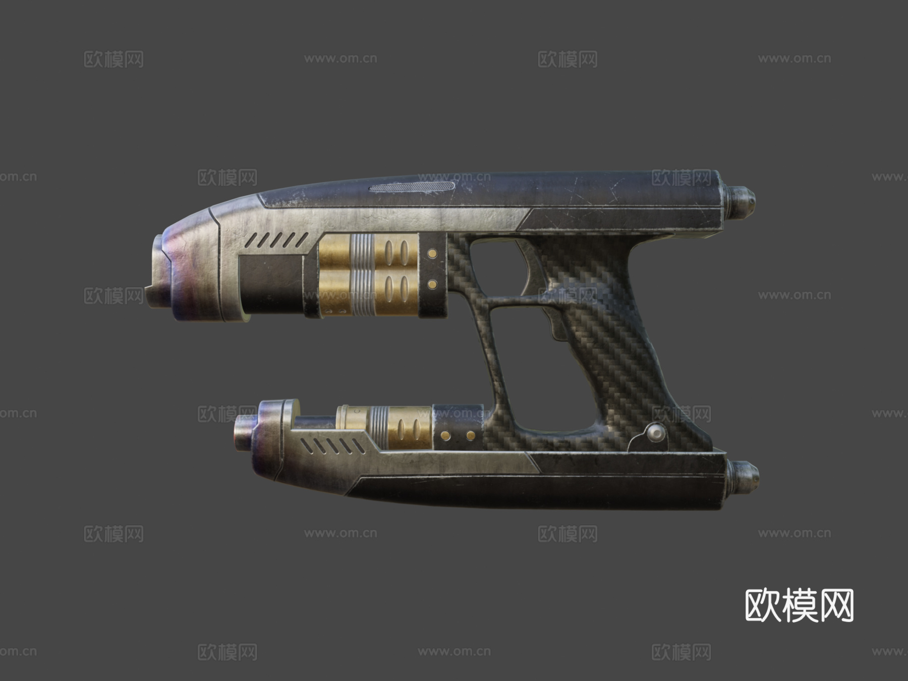 星爵枪粉丝艺术3d模型