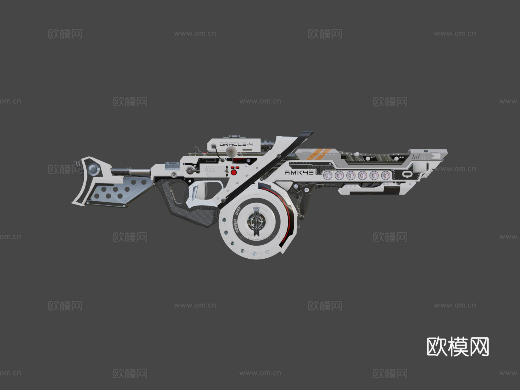 AMK-48 - 激光枪3d模型