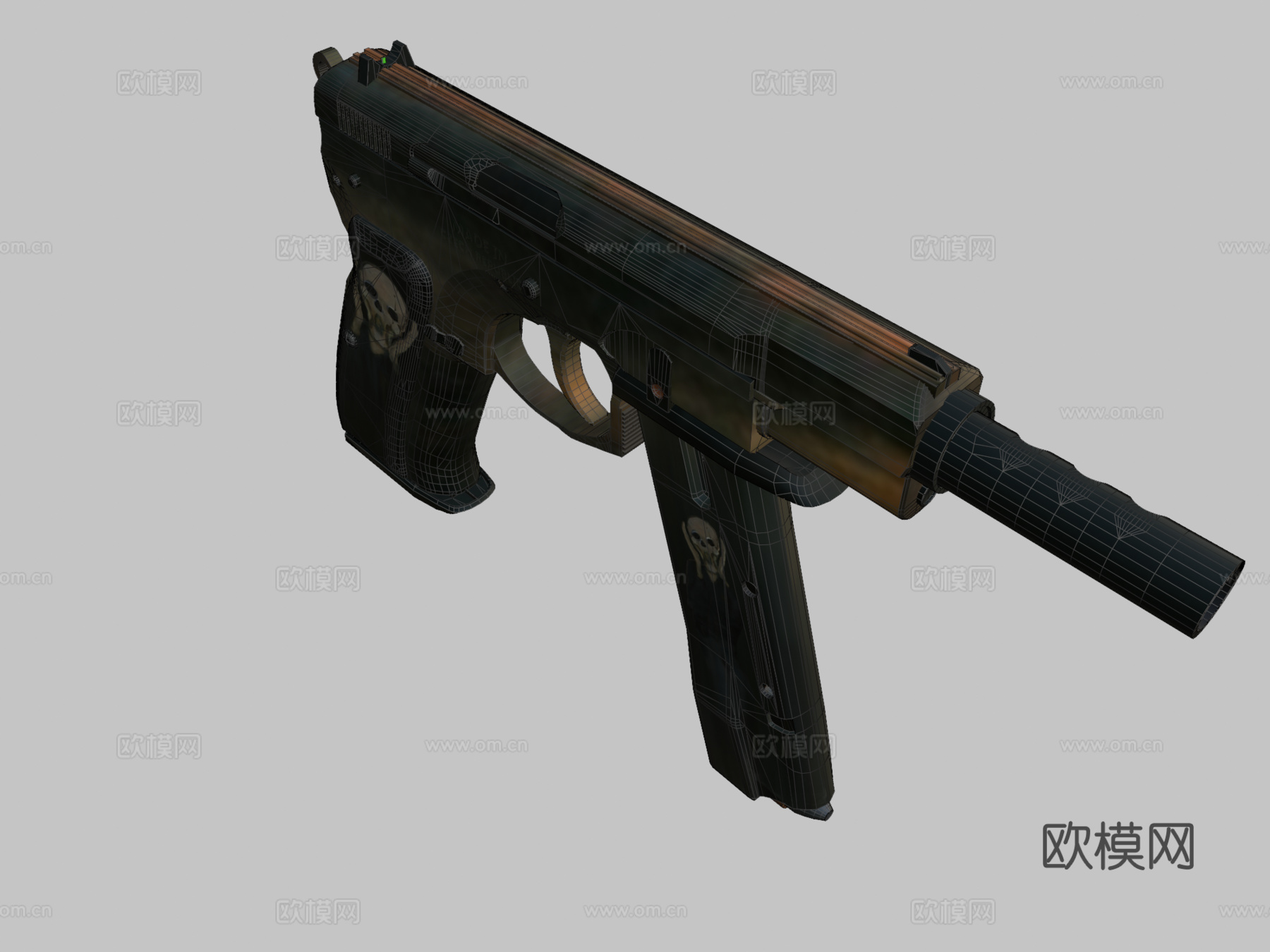 CS -GO - CZ75-Auto - 尖叫3d模型