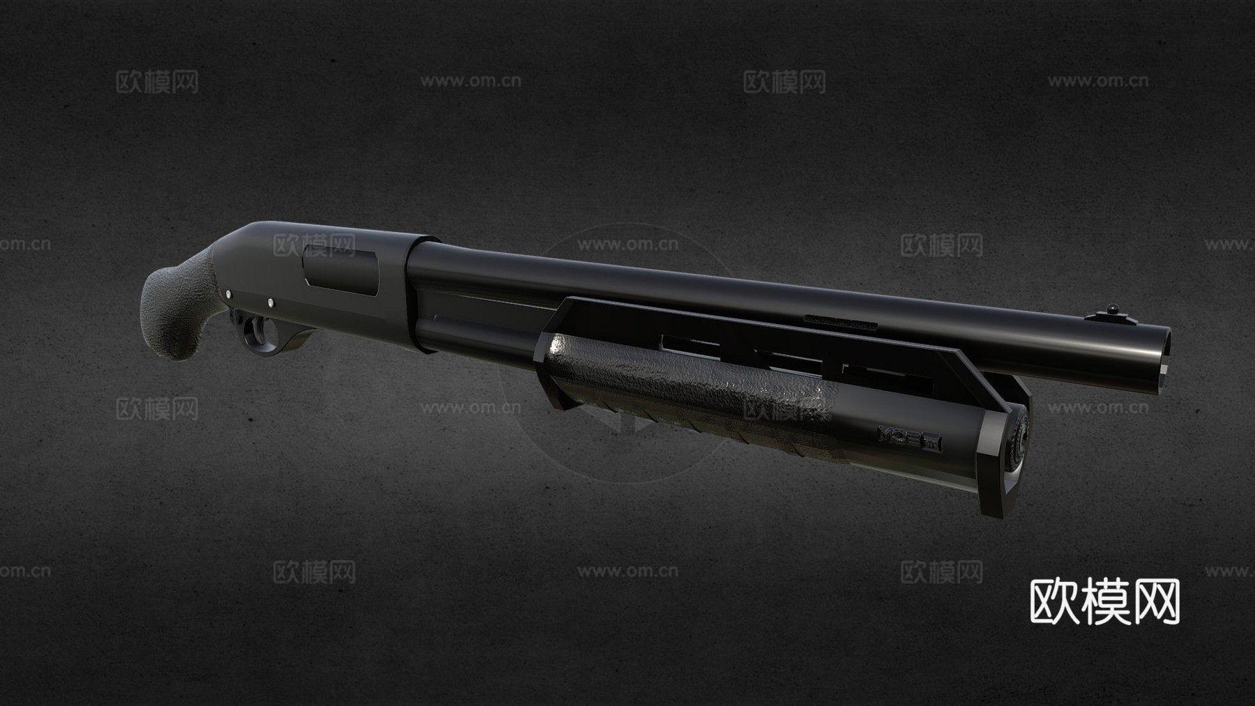 Tac-14 870雷明顿猎枪3d模型