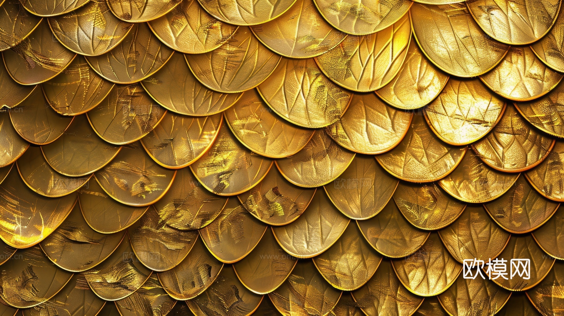 金属金箔黄金涂抹下载（渲染图6）