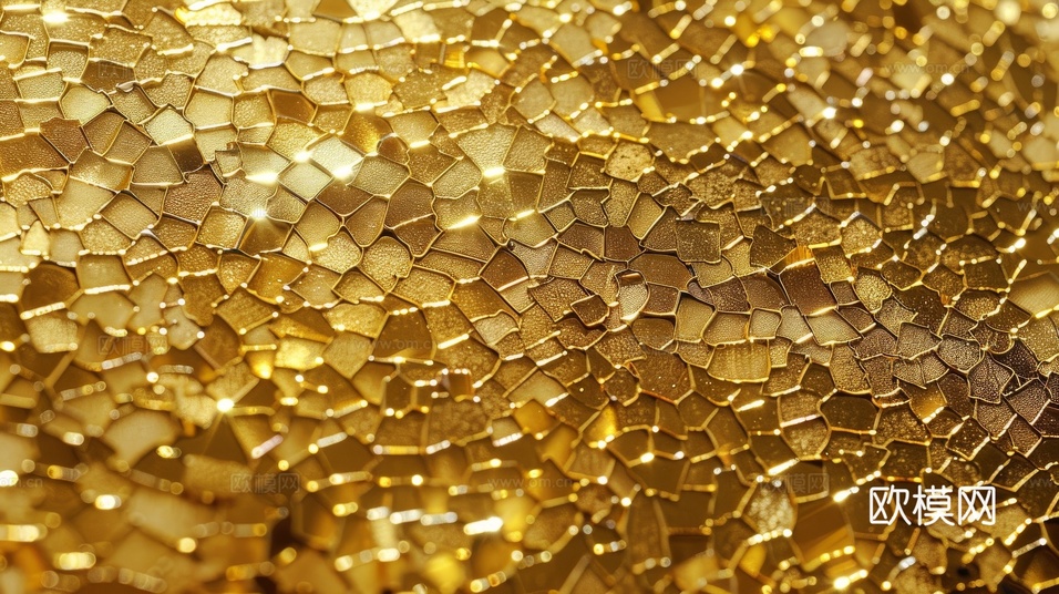 金属金箔黄金涂抹下载(渲染图4)