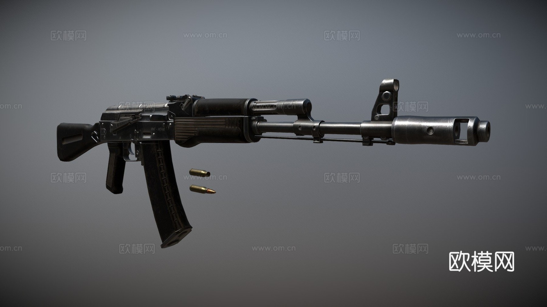 AK74m3d模型