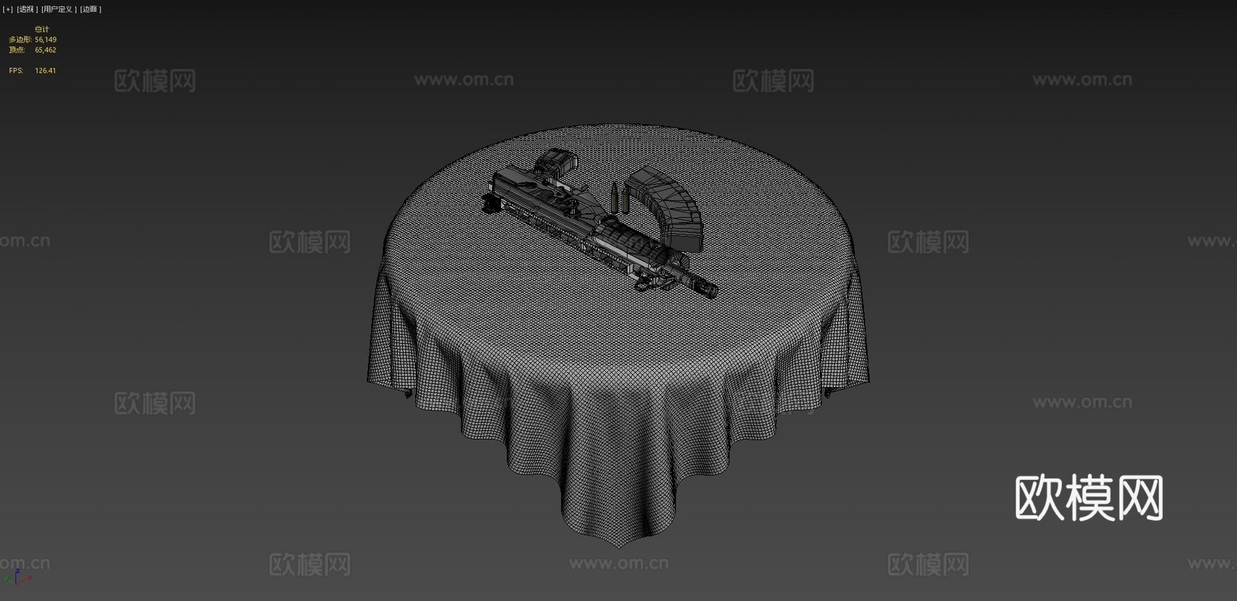 伽利尔王牌3d模型