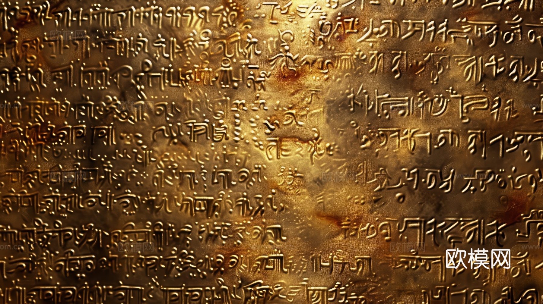 金属金箔黄金涂抹下载（渲染图6）