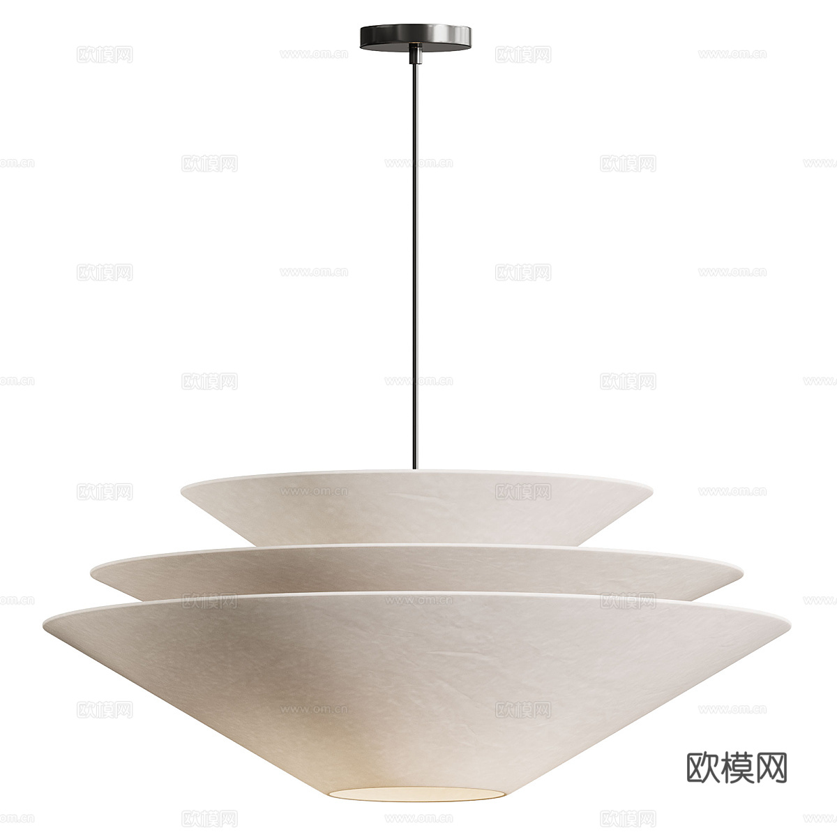 新中式装饰吊灯3d模型
