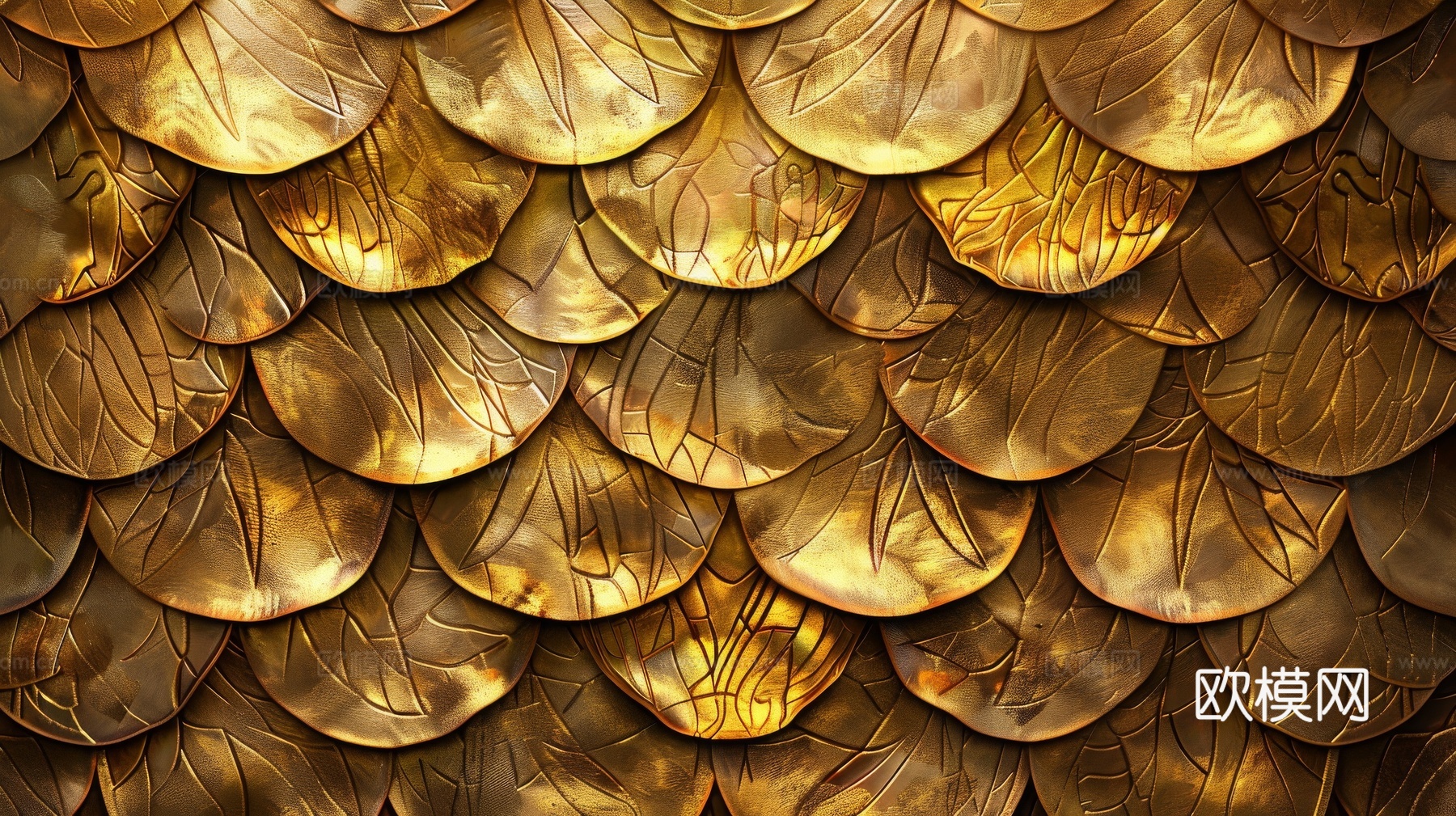 金属金箔黄金涂抹下载（渲染图8）