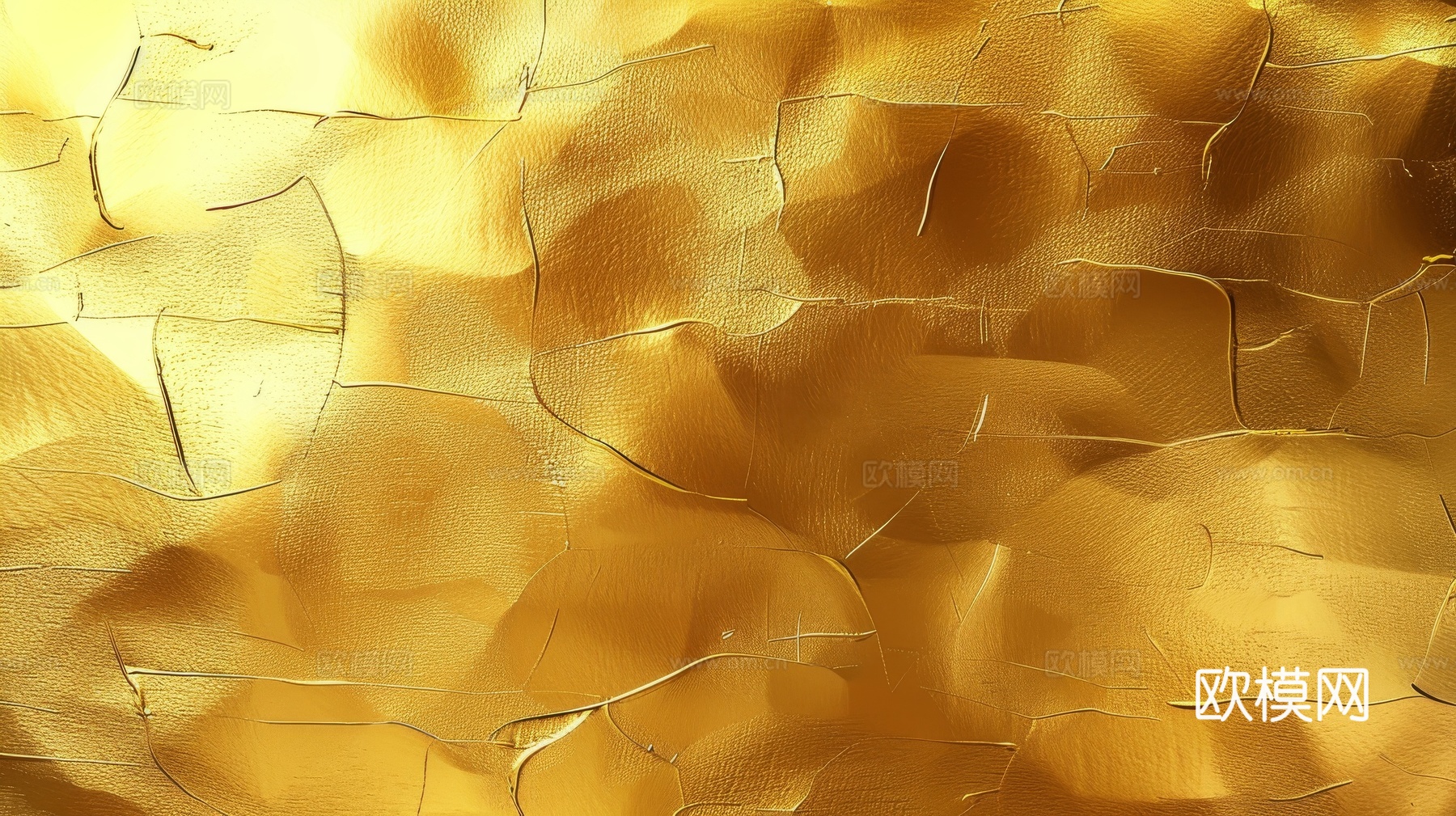金属金箔黄金涂抹下载（渲染图1）