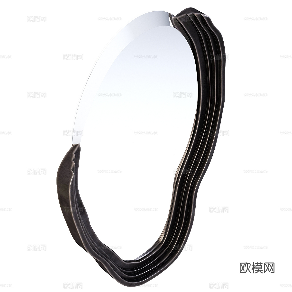 现代装饰镜子3d模型