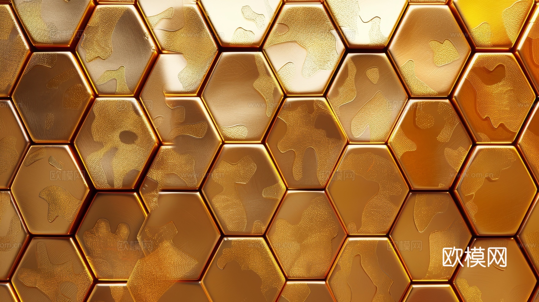 金属金箔黄金涂抹下载（渲染图6）