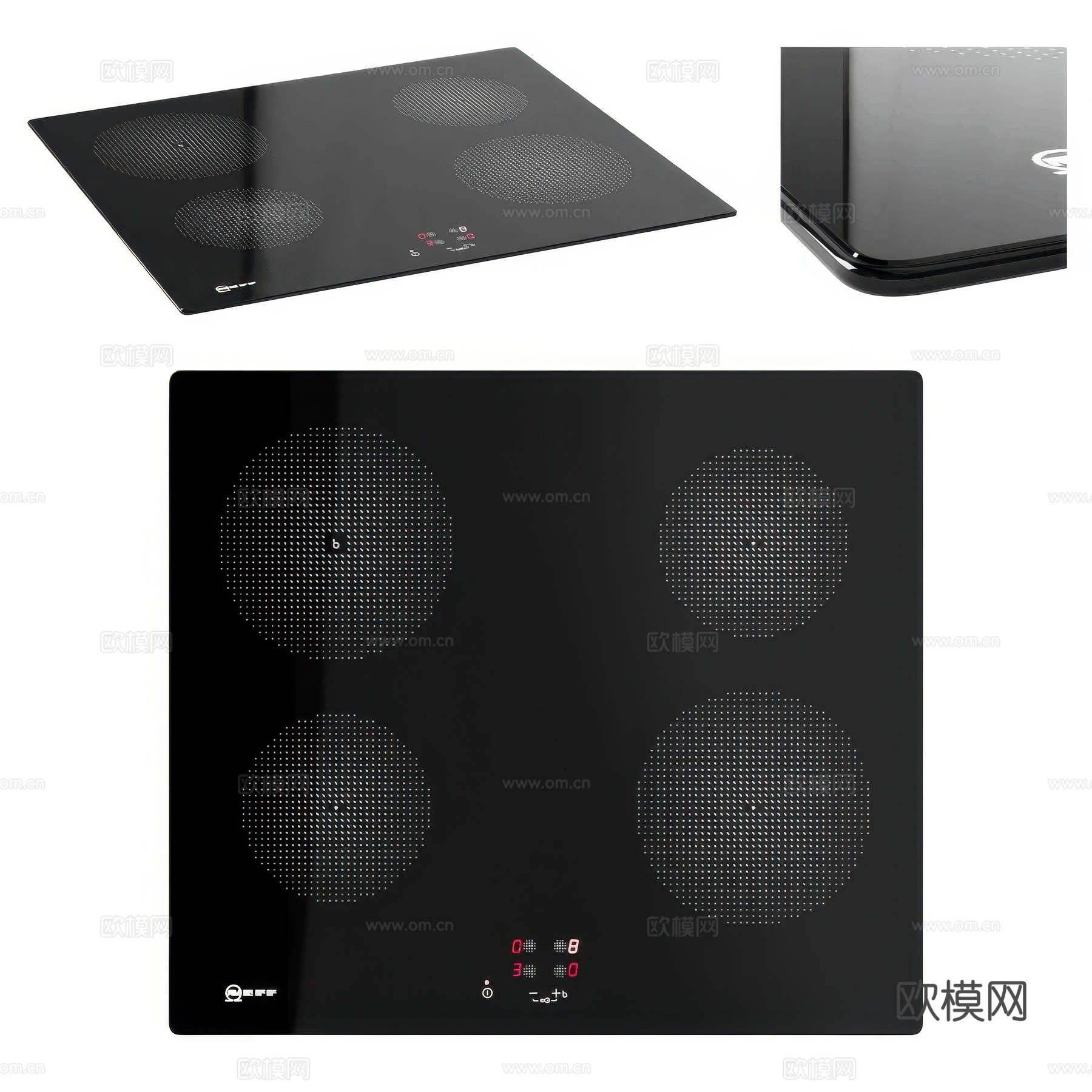 电磁炉3d模型