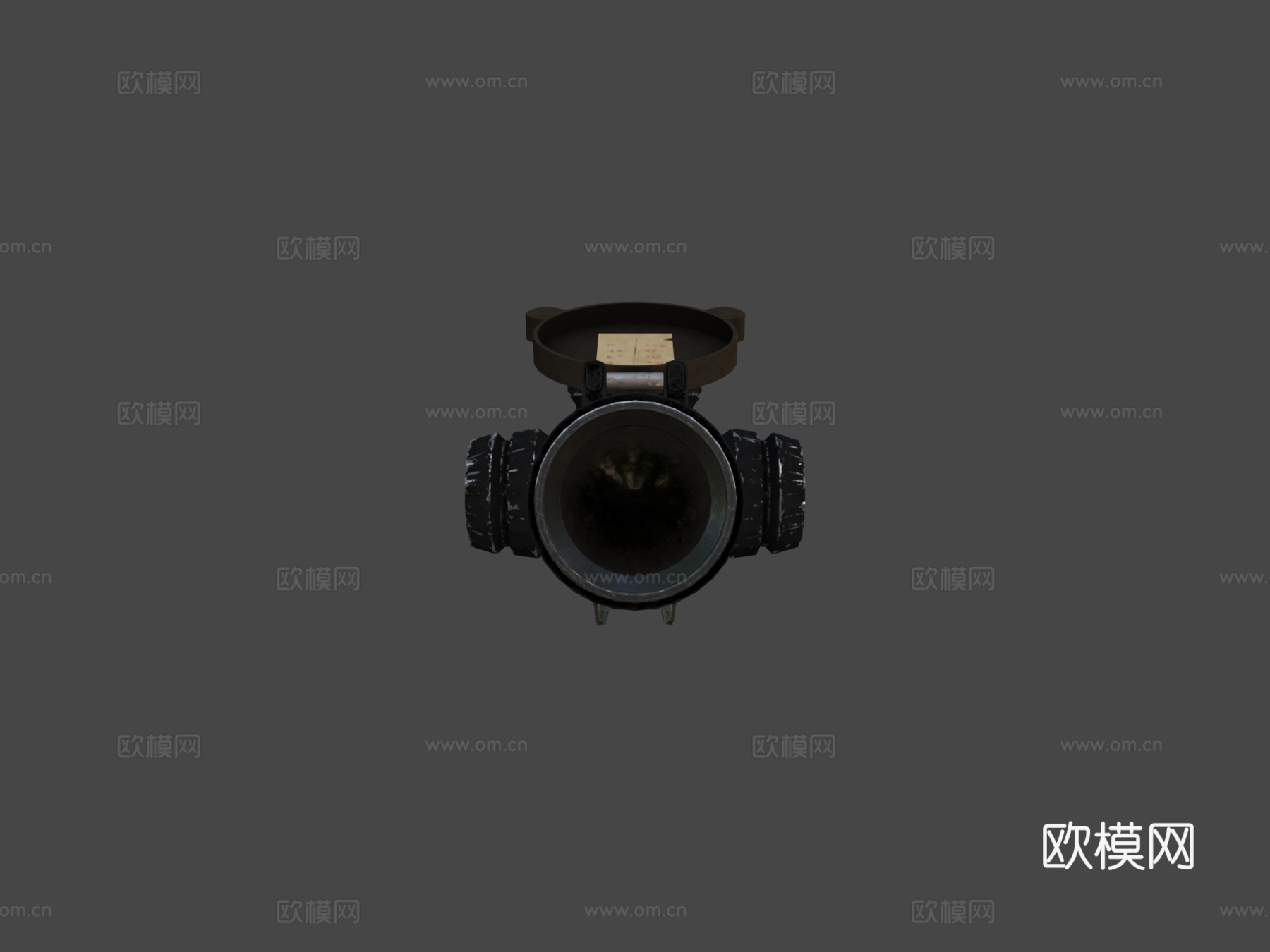 狙击瞄准镜PBR3d模型