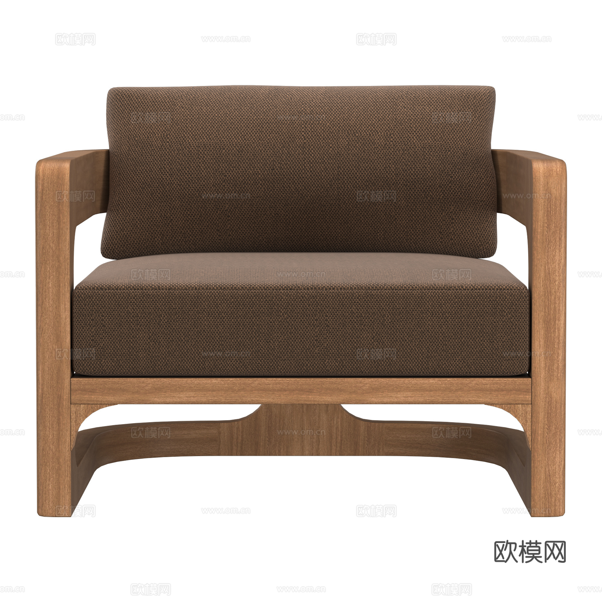 新中式休闲椅3d模型