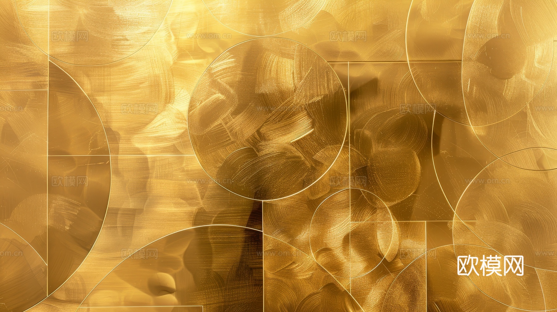 金属金箔黄金涂抹下载（渲染图2）