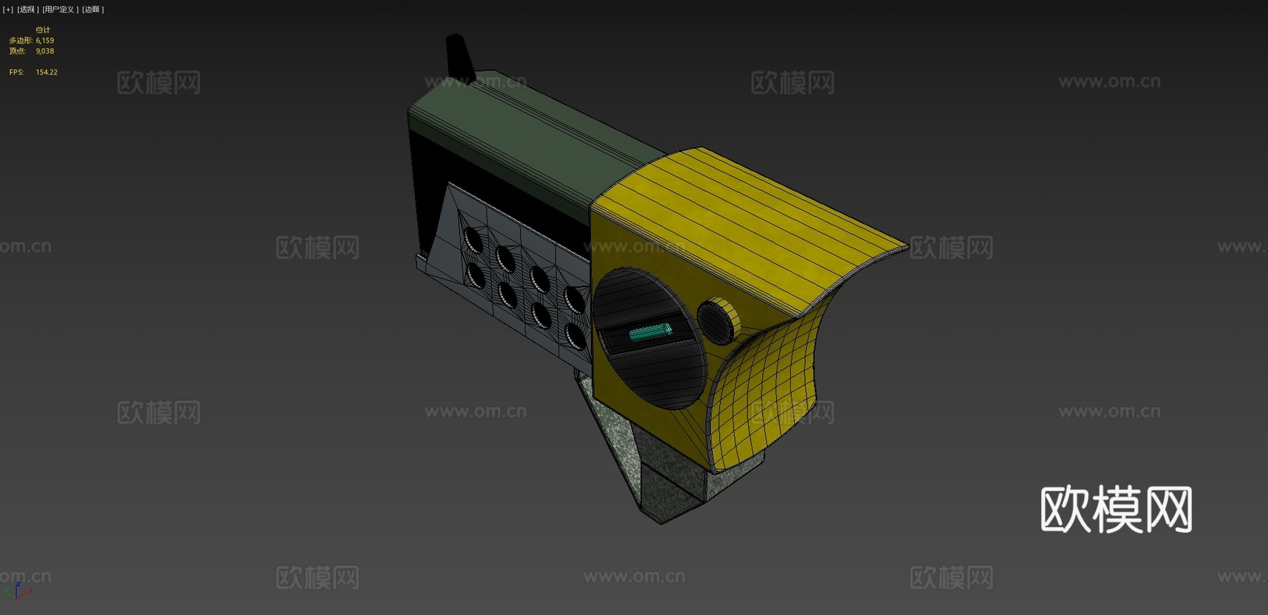 夏日之枪（瑞克与莫蒂）3d模型