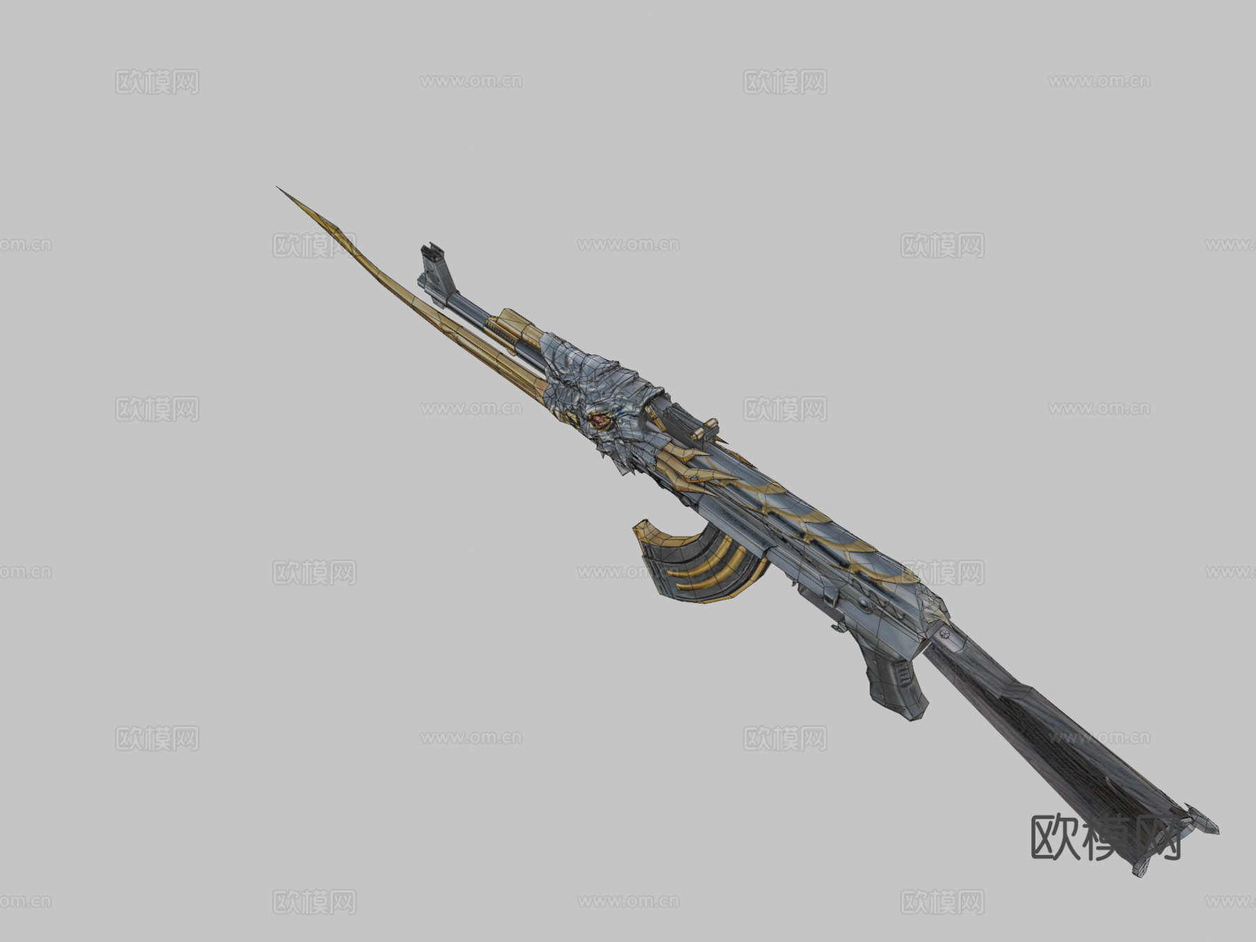 AK 47野兽3d模型