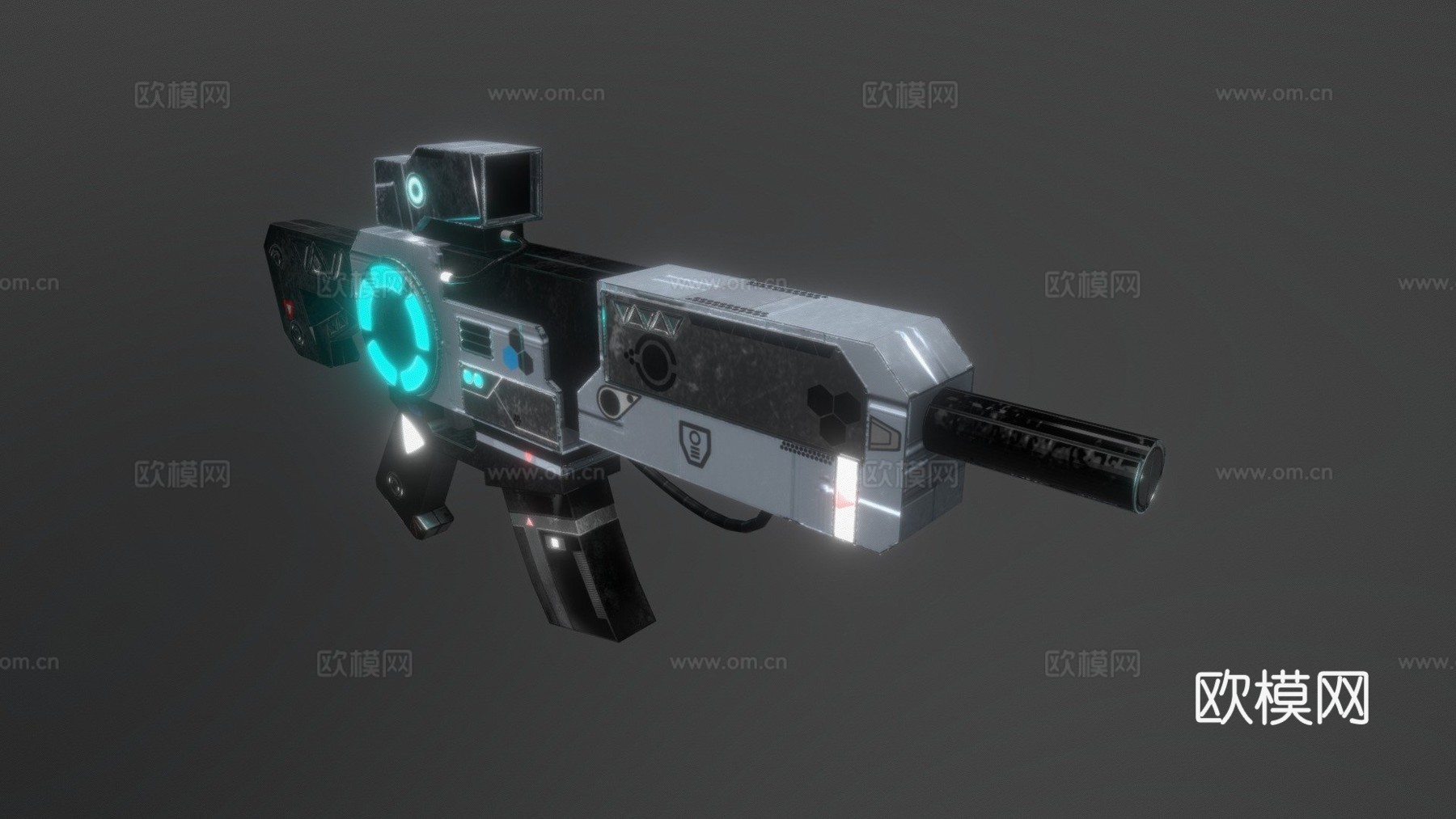 LXE-43均衡突击步枪3d模型