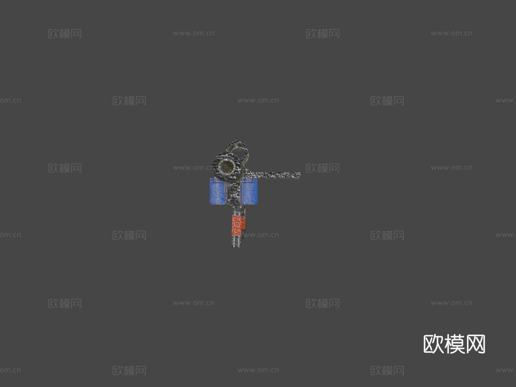 末日步枪3d模型