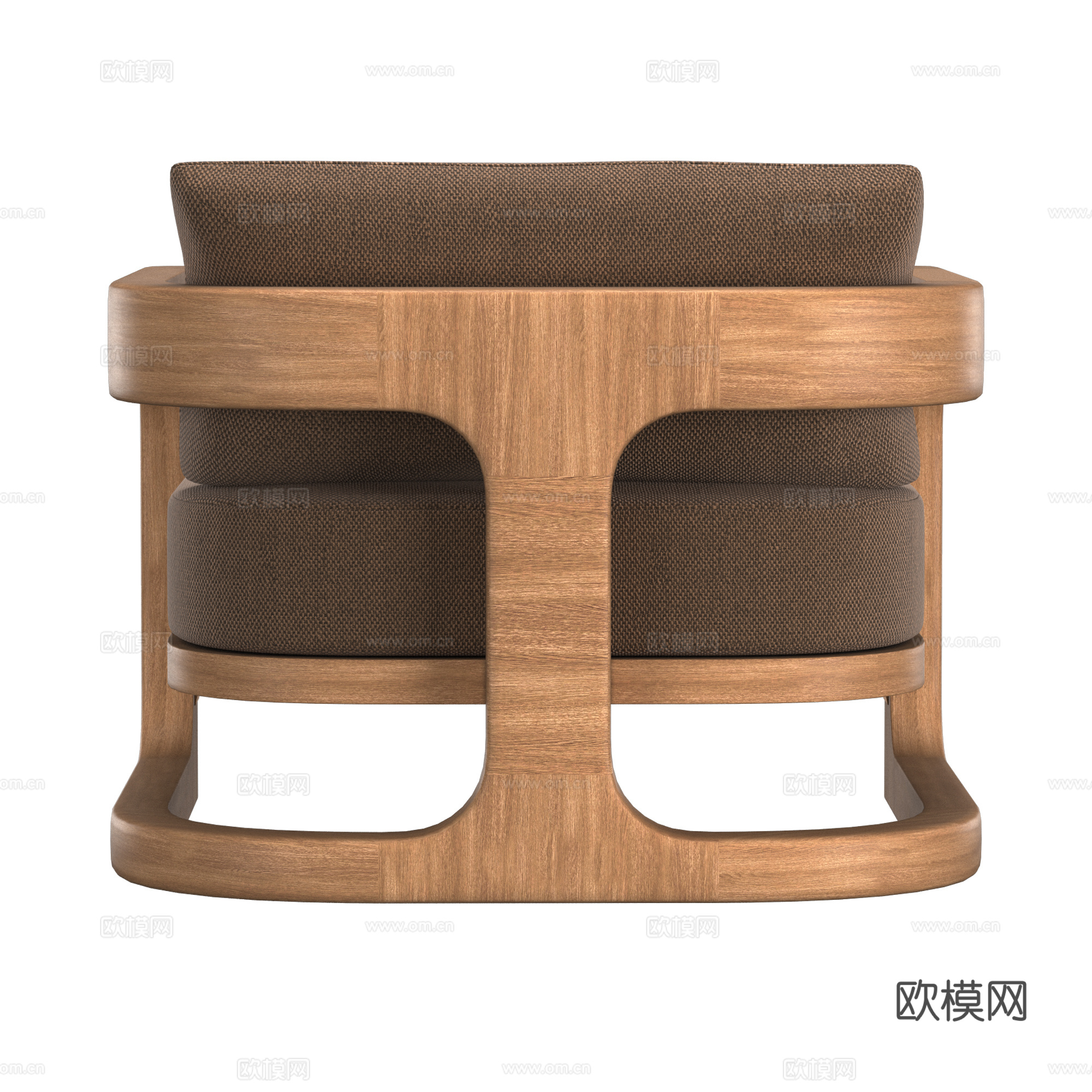 新中式休闲椅3d模型