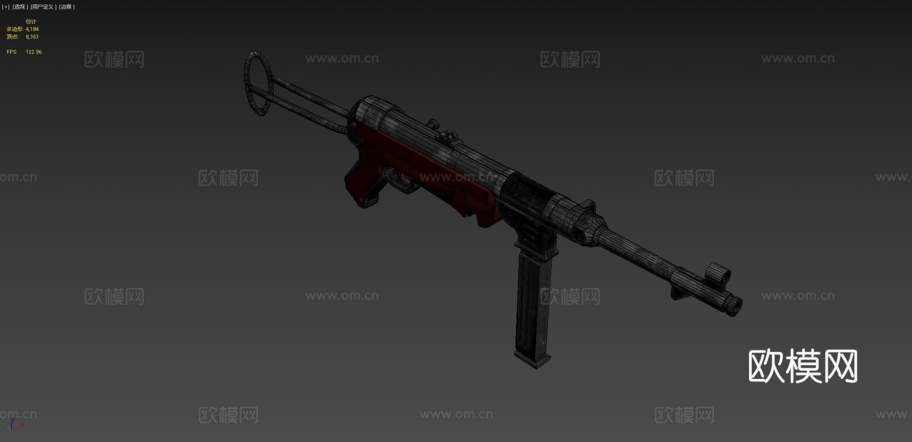 MaschinenPistole 403d模型