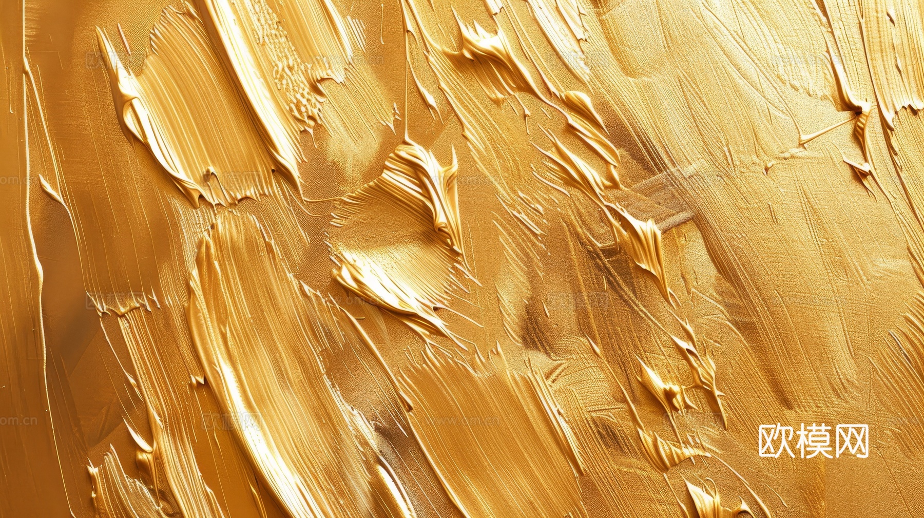 金属金箔黄金涂抹下载（渲染图3）