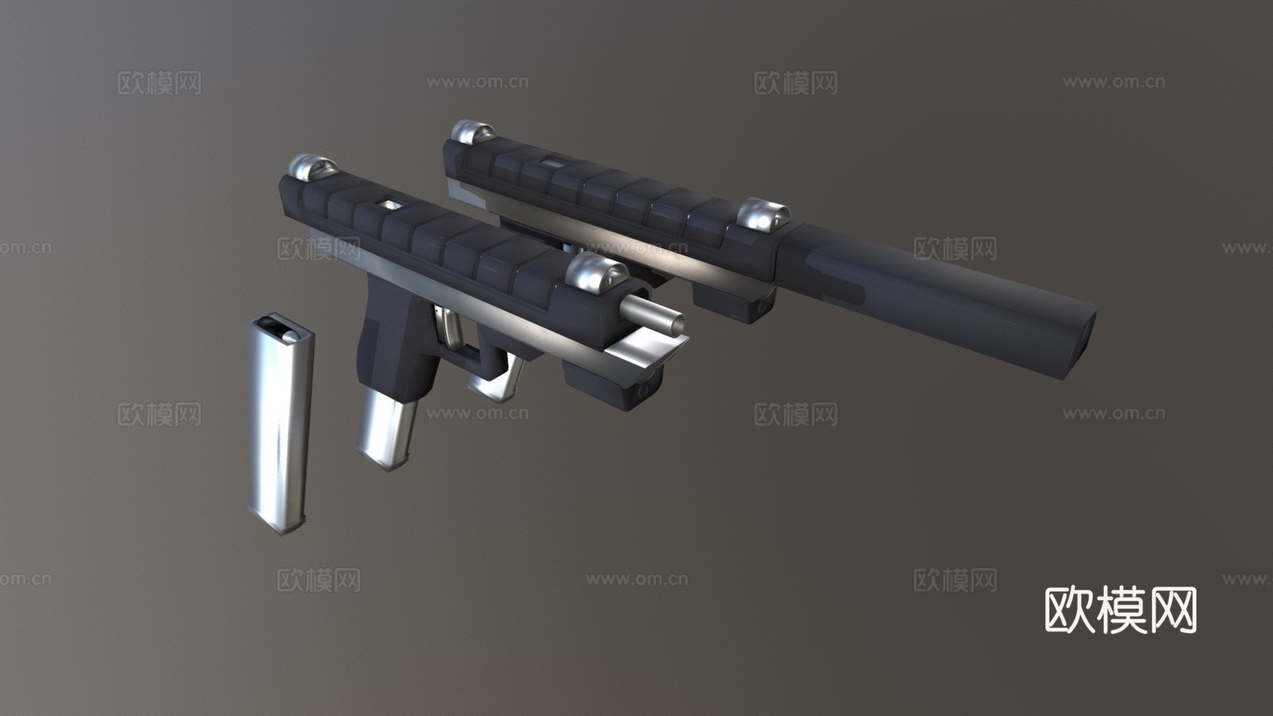 手枪3d模型