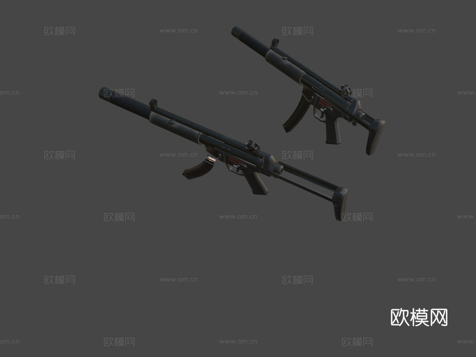 K&amp;H MP5 SD3d模型