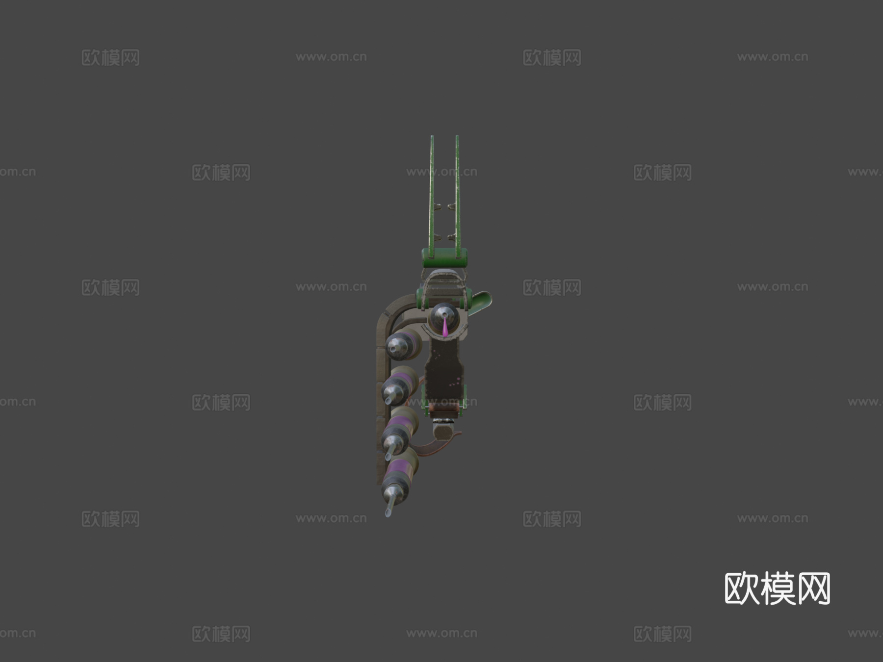 蝙蝠侠阿卡姆 - 小丑帮注射步枪3d模型
