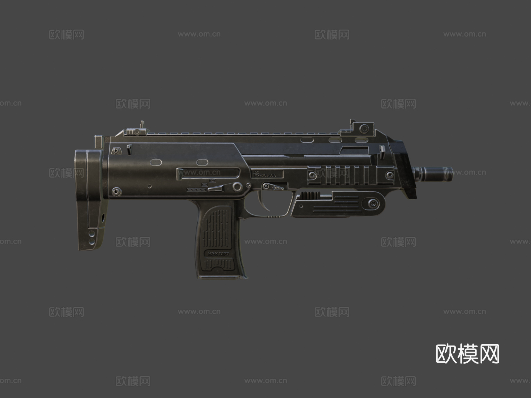H&amp;K MP73d模型