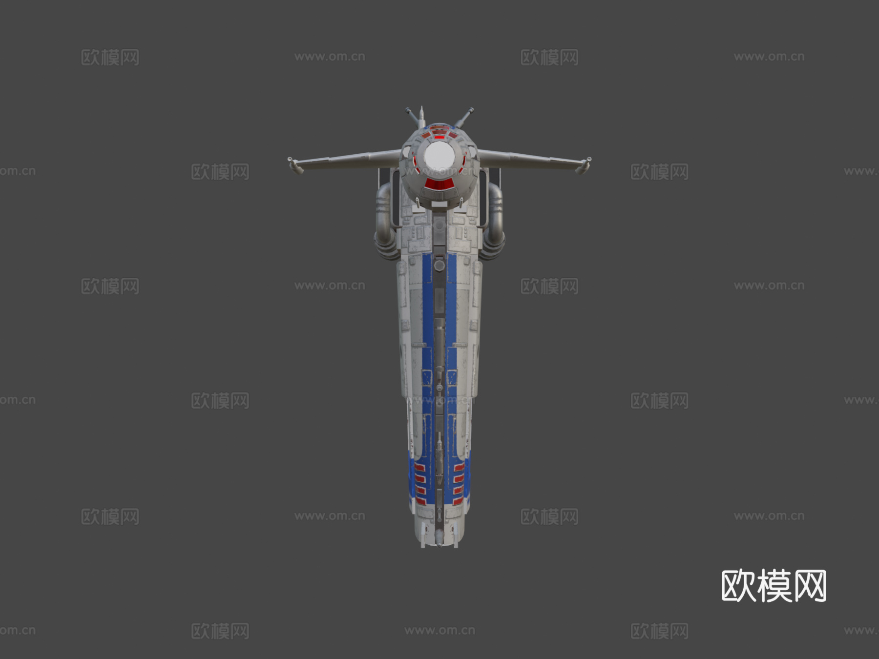 MG-100星际堡垒SF-17 进行中3d模型