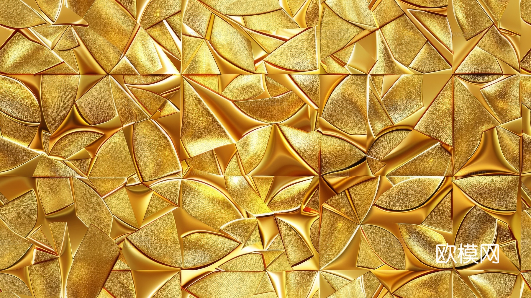 金属金箔黄金涂抹下载（渲染图4）