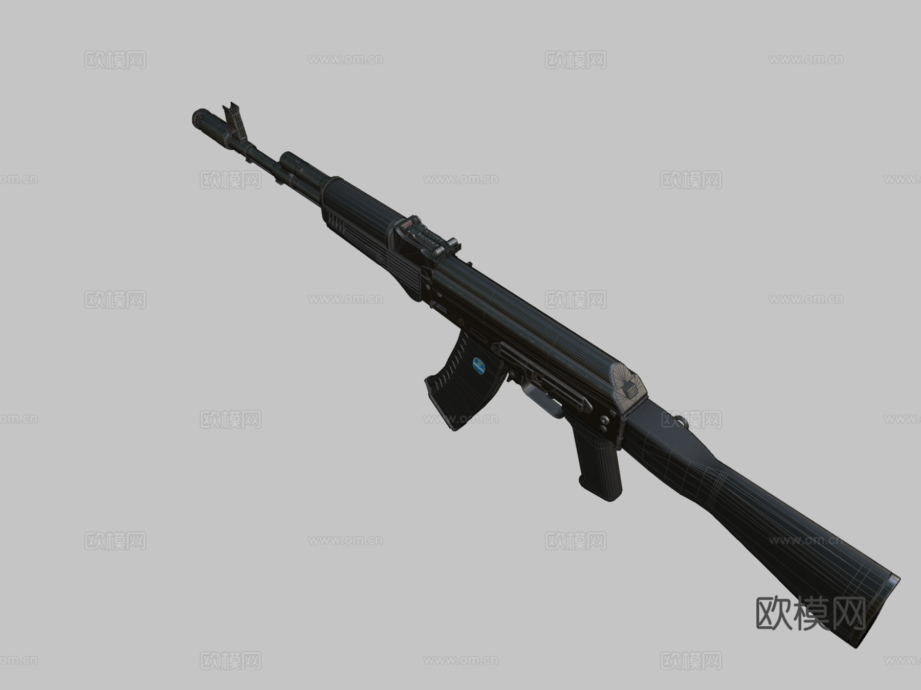AK-74M3d模型